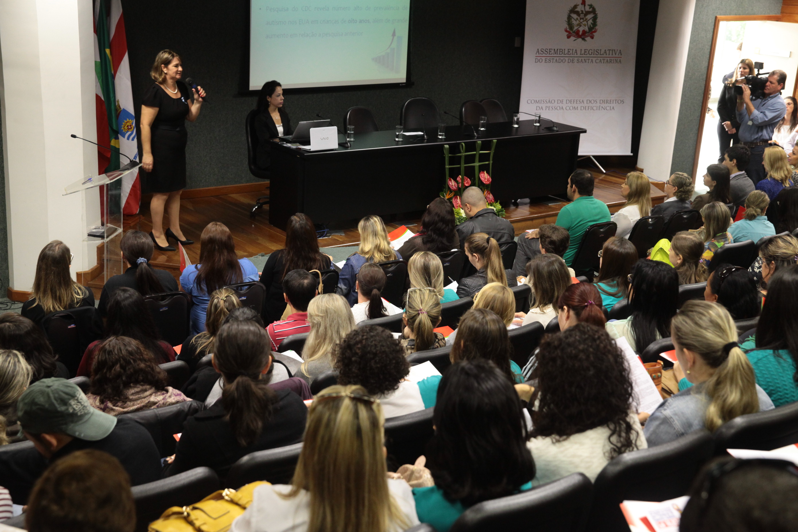 Seminário Descentralizado de Estudo e Conscientização sobre Autismo em Santa Catarina. Foto: Miriam Zomer/Agência AL