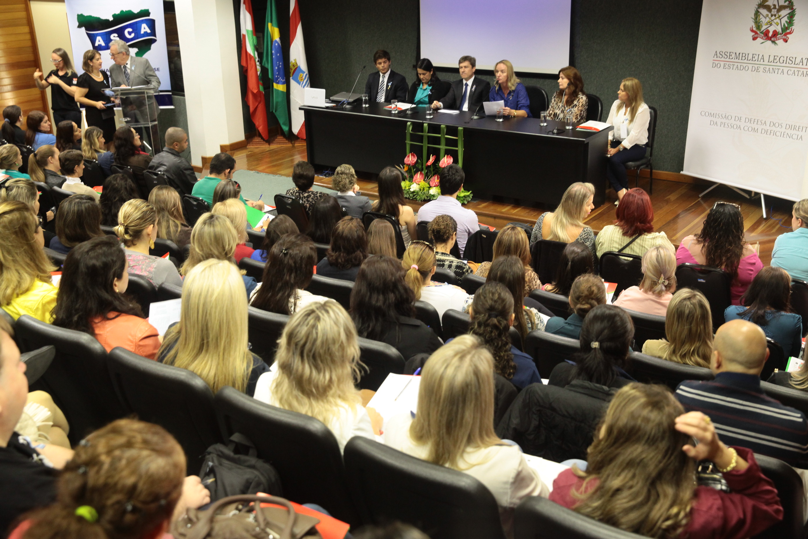 Seminário Descentralizado de Estudo e Conscientização sobre Autismo em Santa Catarina. Foto: Miriam Zomer/Agência AL