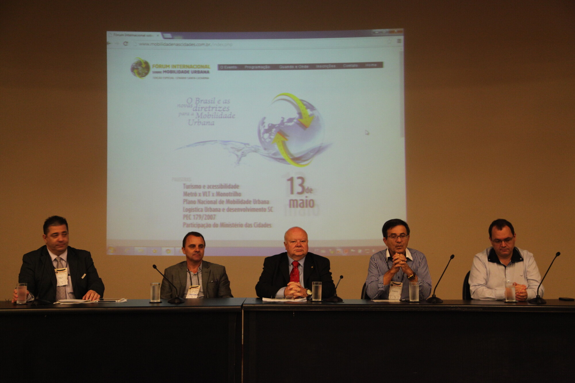 Fórum internacional debate panorama da mobilidade urbana