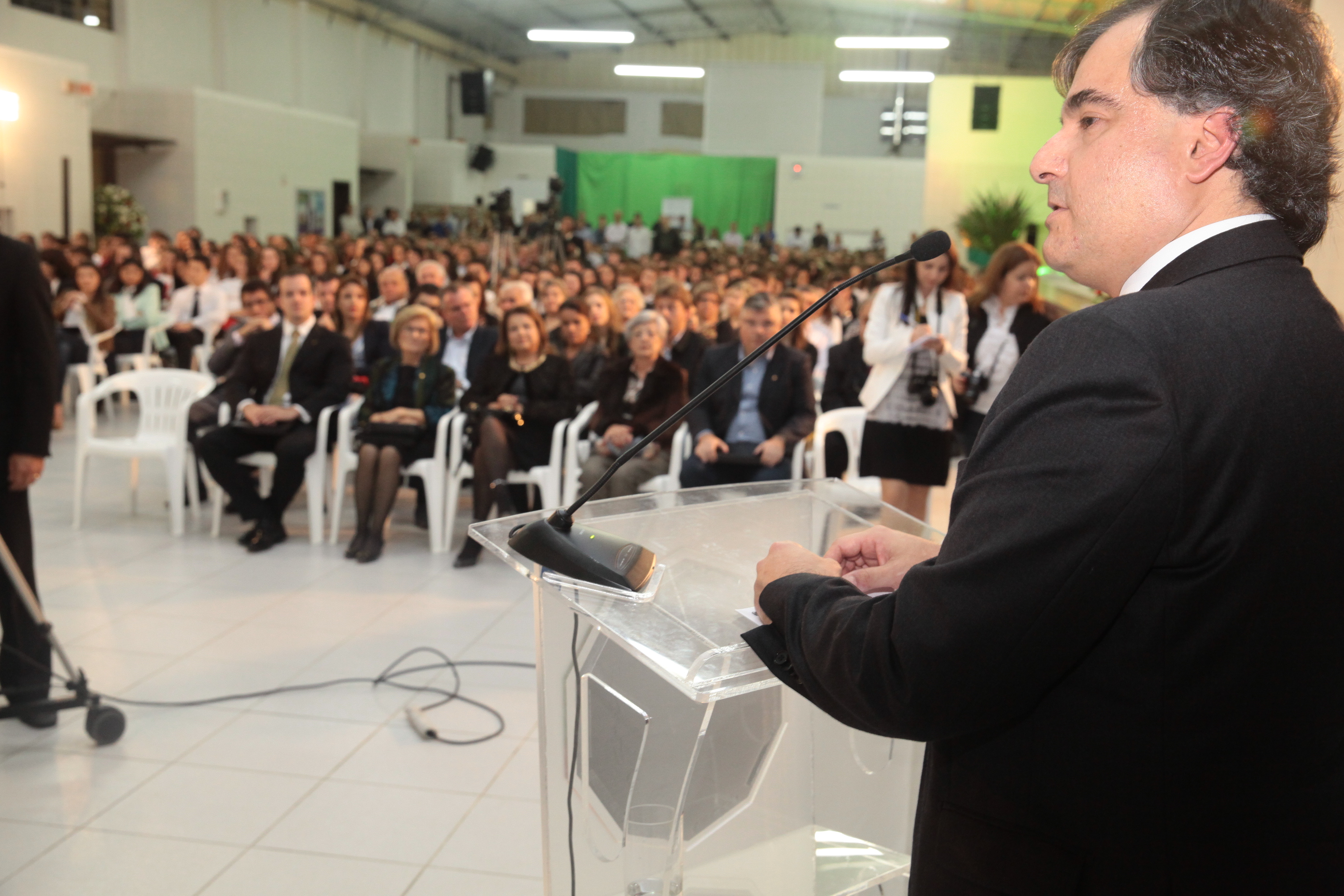 Sessão Solene em homenagem ao Colégio Maximiliano Gaidzinski em Cocal do Sul. Foto: Miriam Zomer/Agência AL