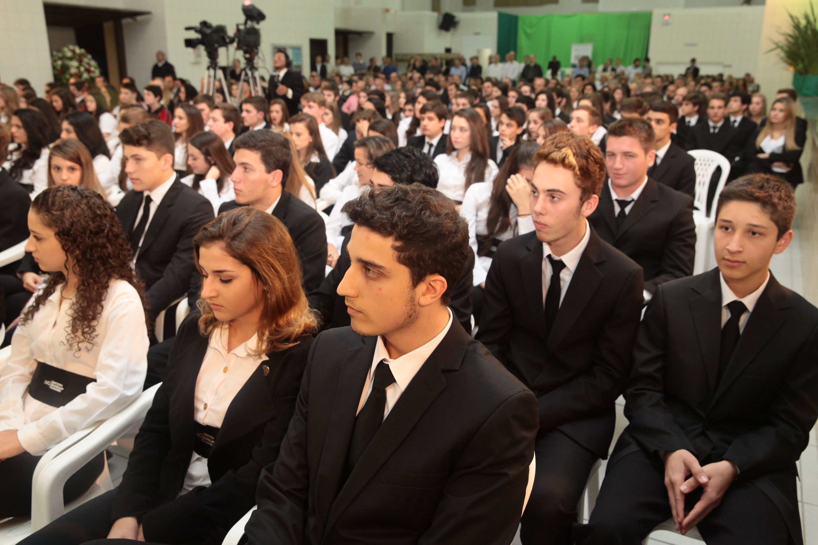 Sessão Solene em homenagem ao Colégio Maximiliano Gaidzinski em Cocal do Sul. Foto: Miriam Zomer/Agência AL