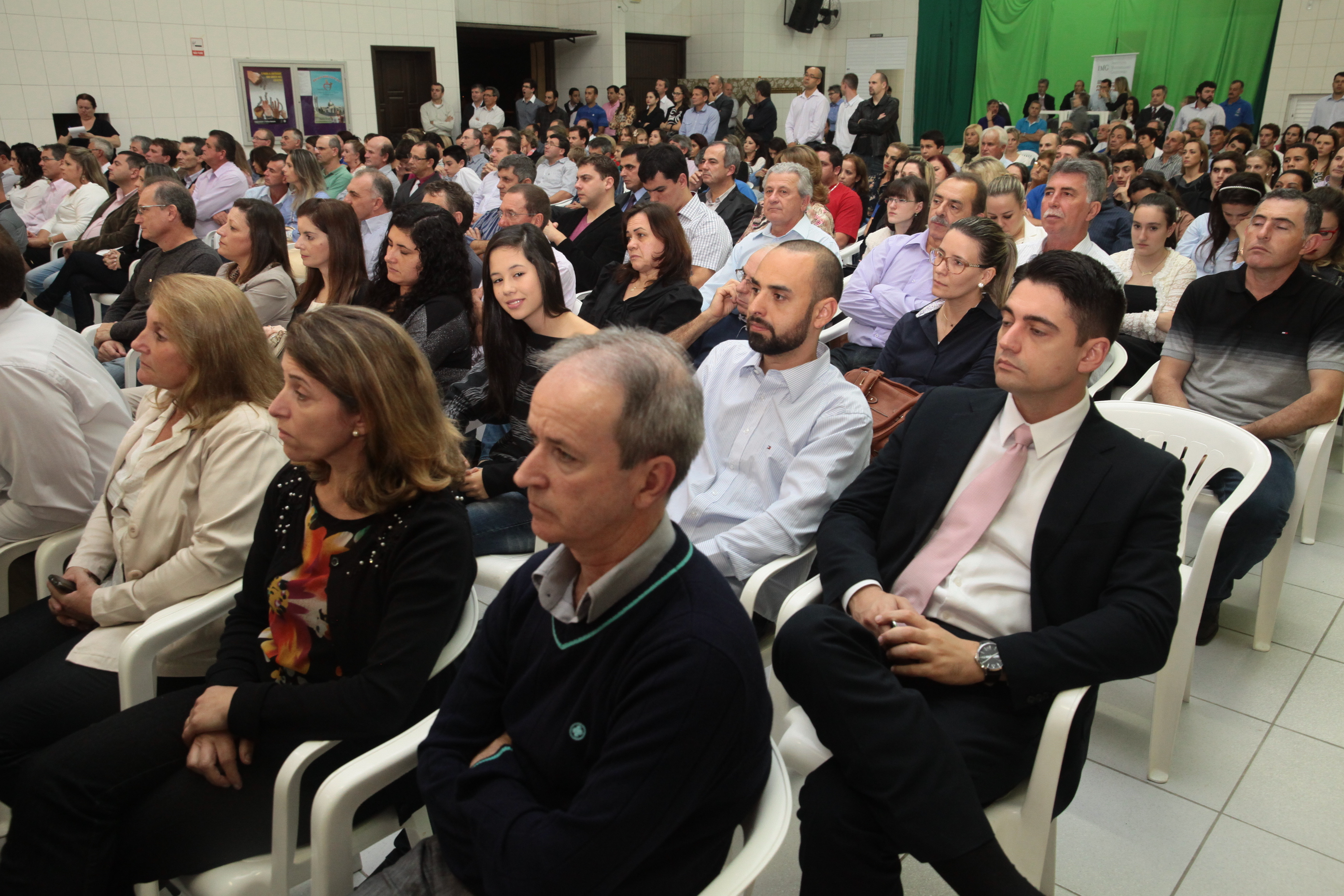 Sessão Solene em homenagem ao Colégio Maximiliano Gaidzinski em Cocal do Sul. Foto: Miriam Zomer/Agência AL