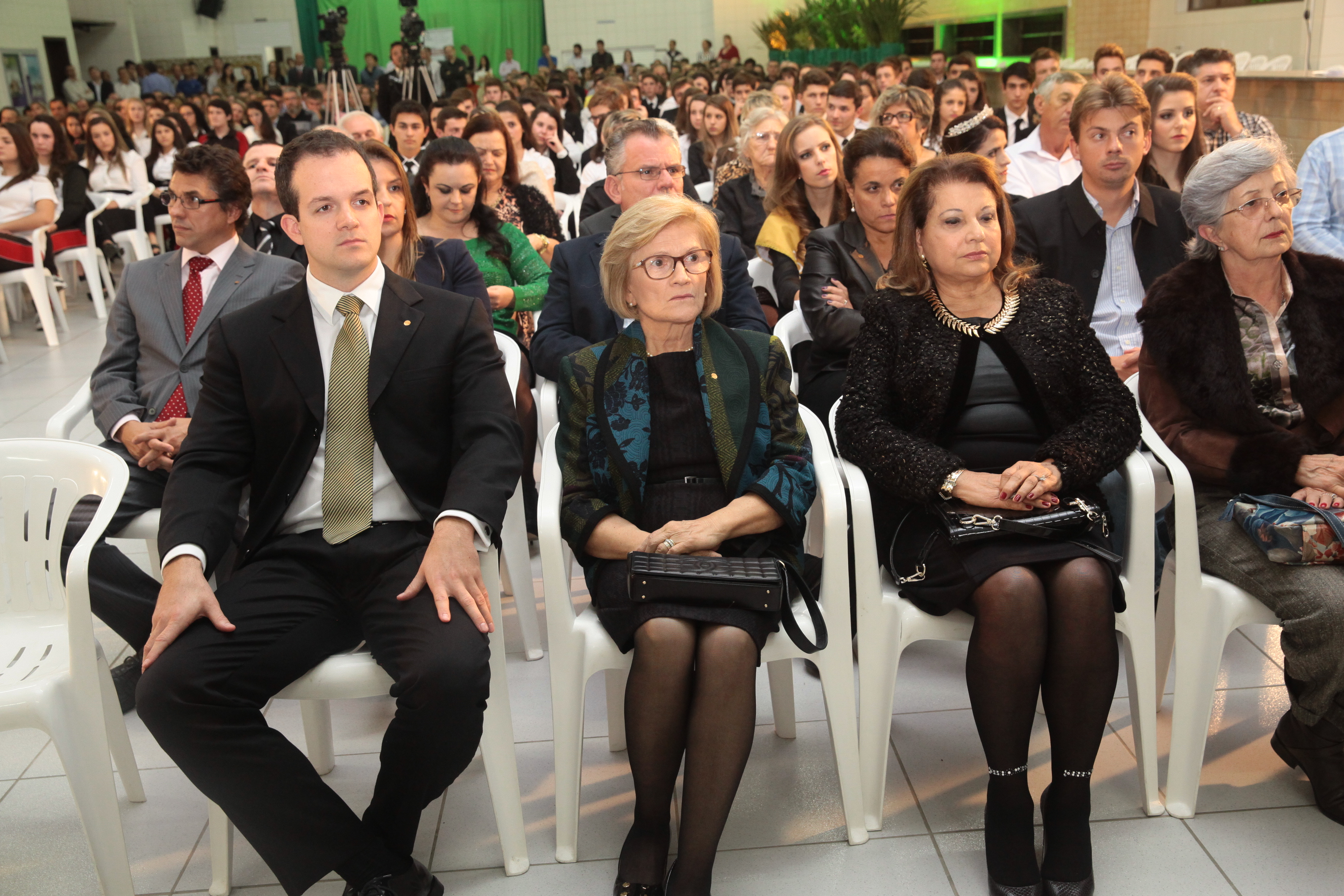 Sessão Solene em homenagem ao Colégio Maximiliano Gaidzinski em Cocal do Sul. Foto: Miriam Zomer/Agência AL