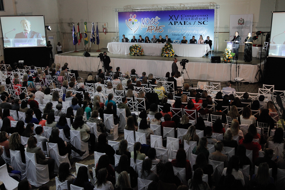 XV Congresso Estadual das APAEs de SC - Foto: Juliana Stadnik / Agência AL