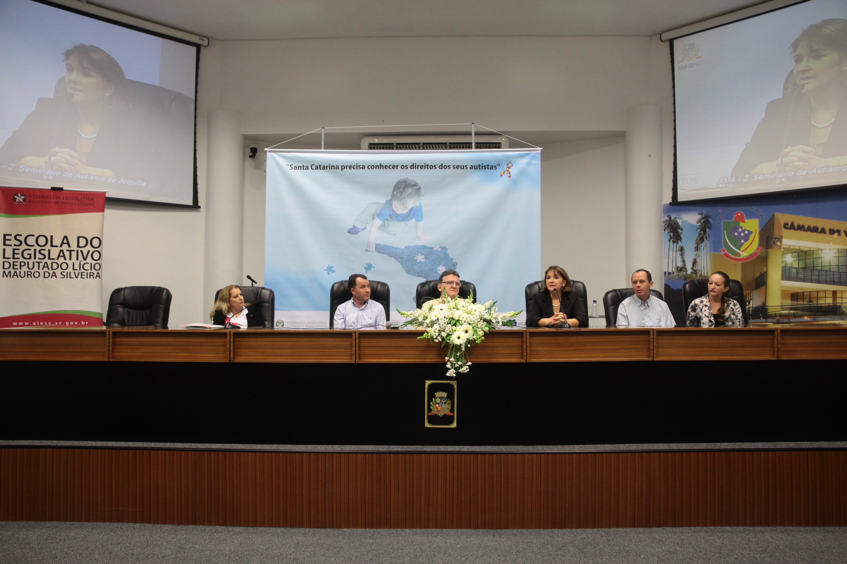 Seminário sobre Autismo em Joinville. Foto: Miriam Zomer/Agência AL