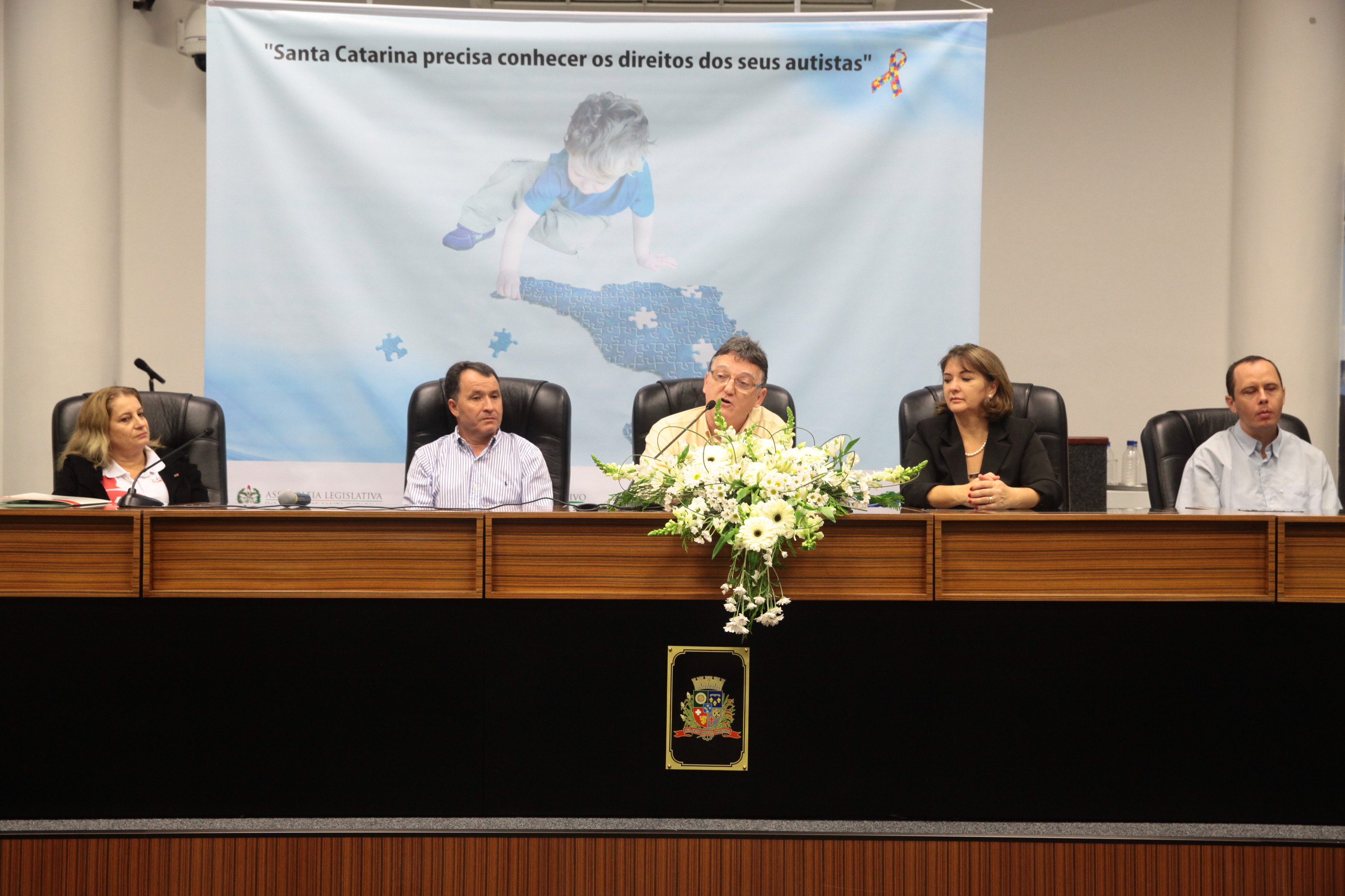 Seminário sobre Autismo em Joinville. Foto: Miriam Zomer/Agência AL