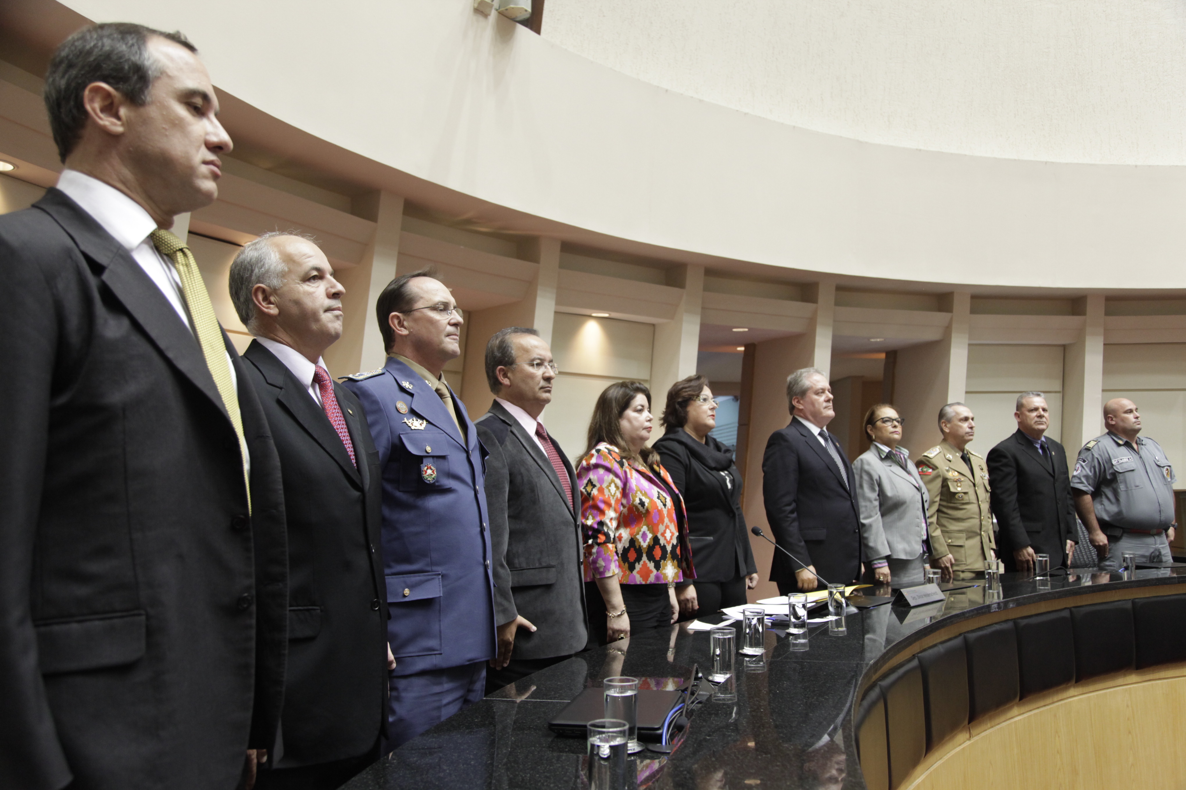 Sessão Especial em homenagem às Policiais Militares Femininas, Policiais Civis Femininas e Bombeiras Militares e Bombeiras Voluntárias do Estado de Santa Catarina. Foto: Carlos Kilian/Agência AL