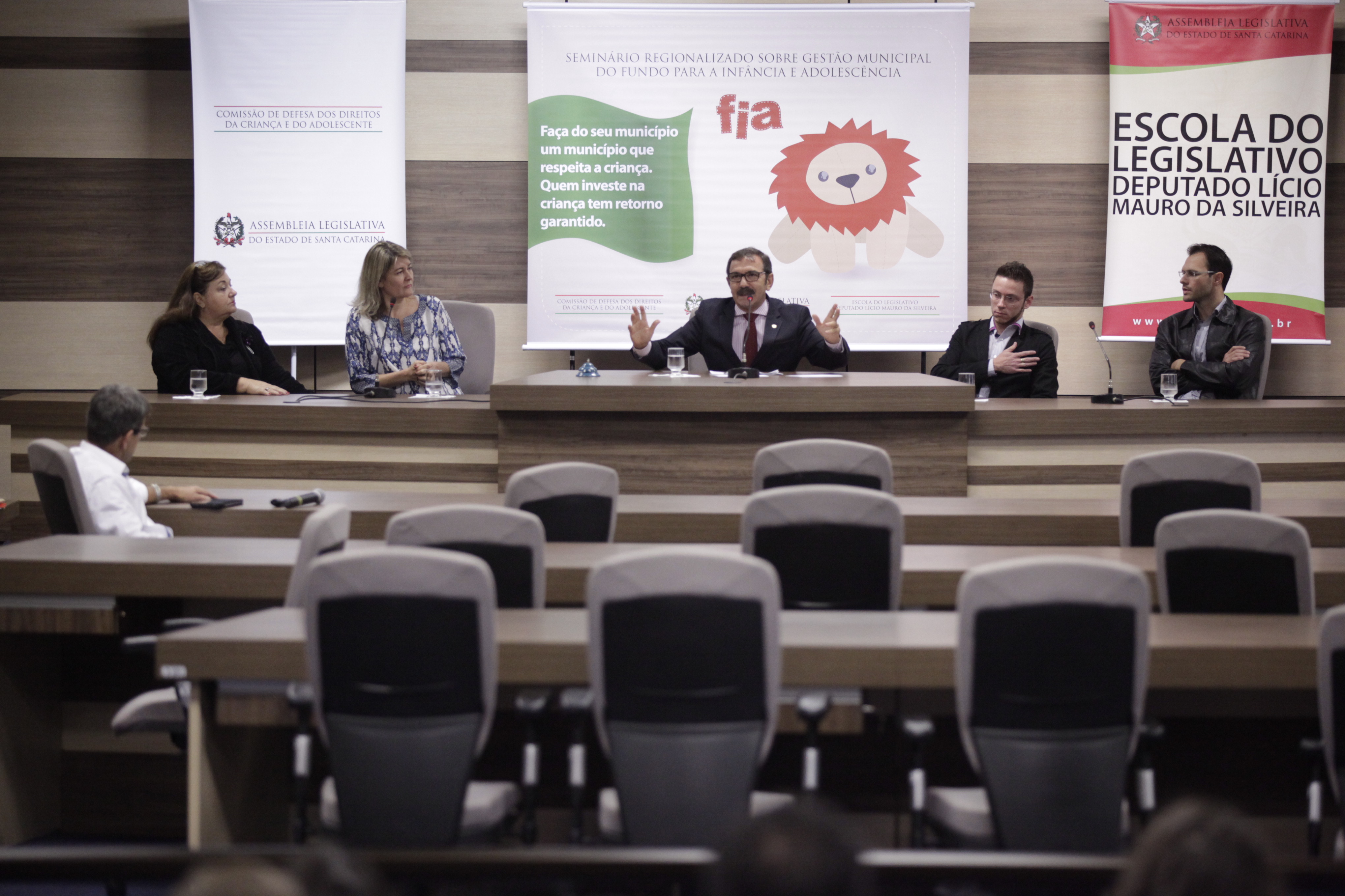 Seminário Regional sobre a Gestão do Fundo da Infância e da Adolescencia (FIA) em Brusque   Foto  Carlos Kilian/Agencia AL