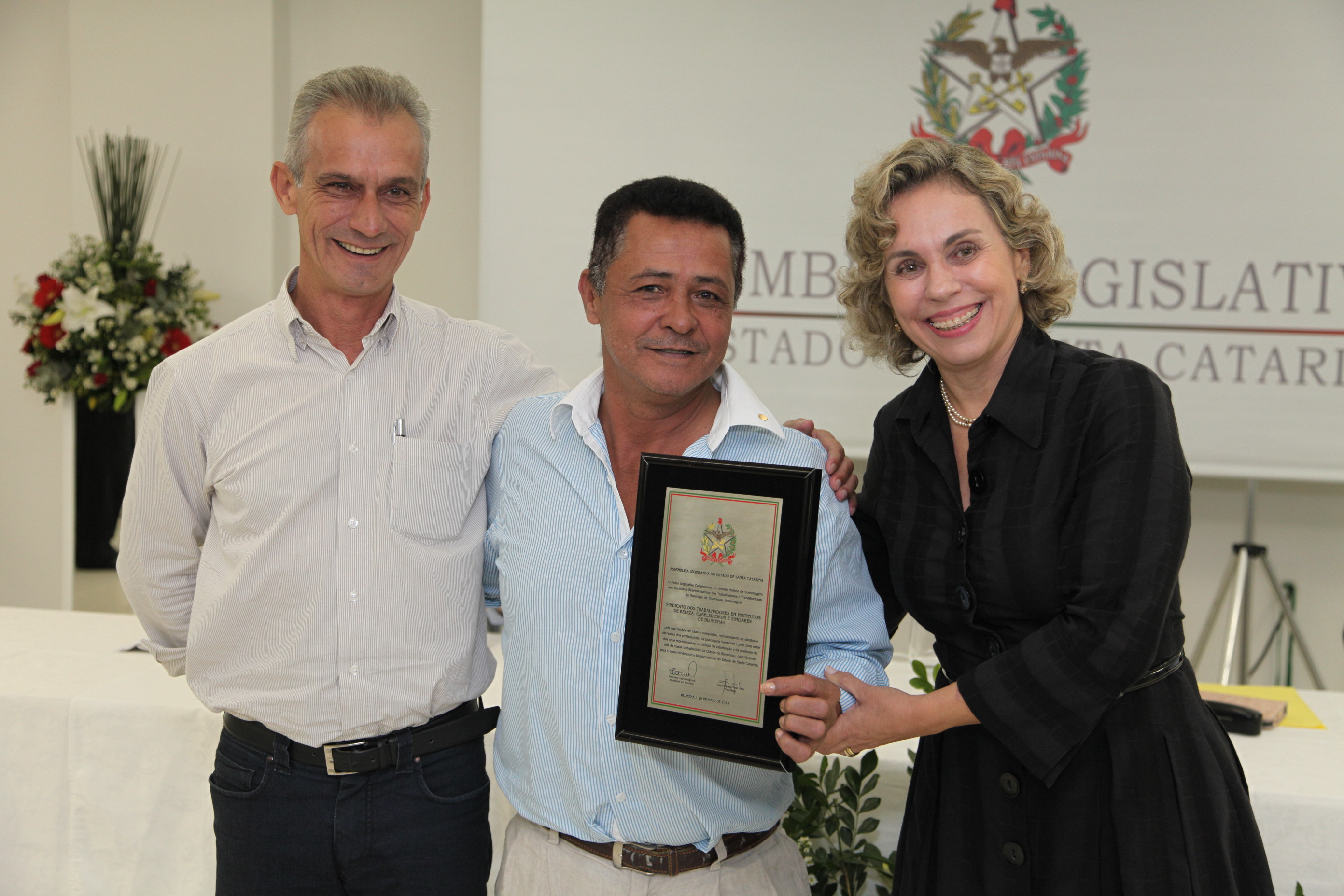 Sessão Solene em homenagem aos Sindicatos Representativos dos Trabalhadores da Cidade de Blumenau