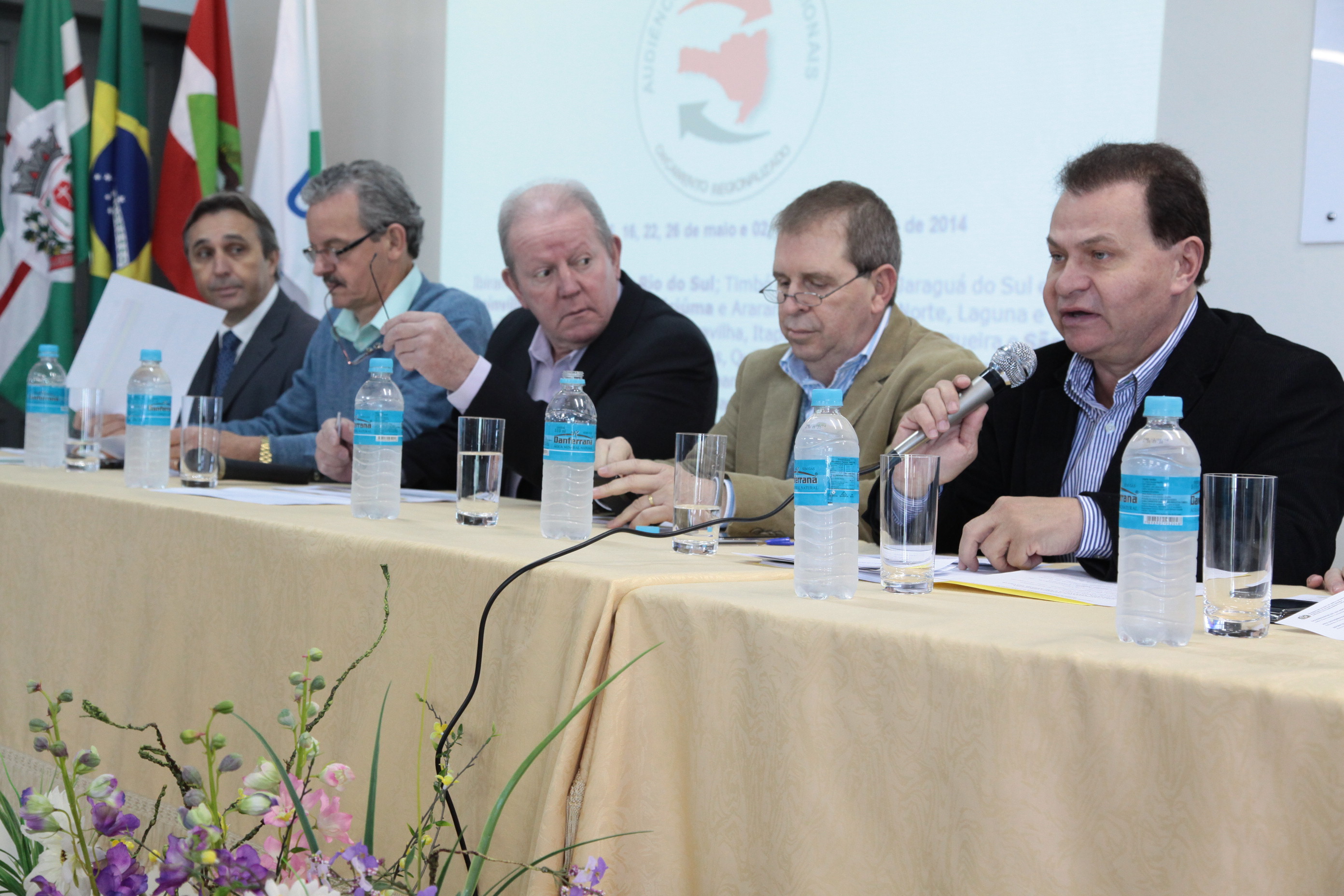 Audiência Pública do Orçamento Regionalizado em São Miguel do Oeste. Fotos: Miriam Zomer/Agência AL