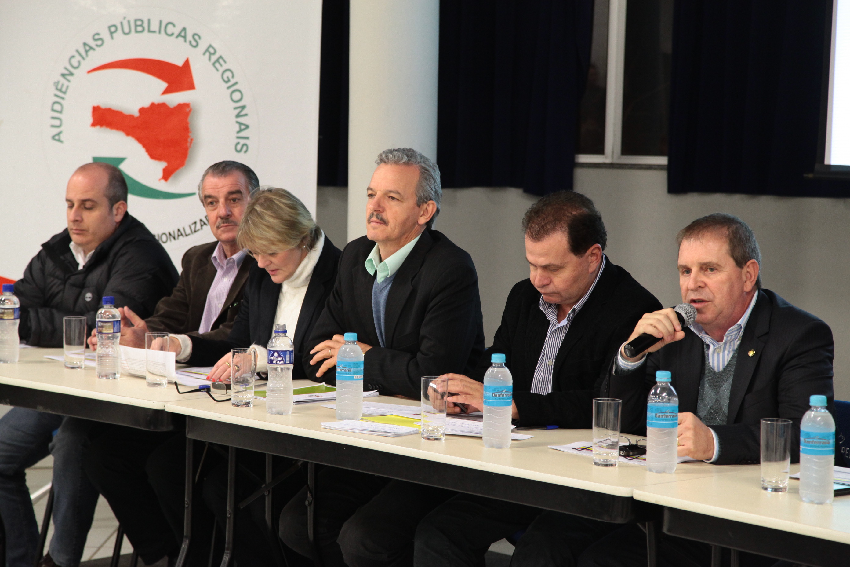 Audiência Pública do Orçamento Regionalizado em Chapecó. Fotos: Miriam Zomer/Agência AL