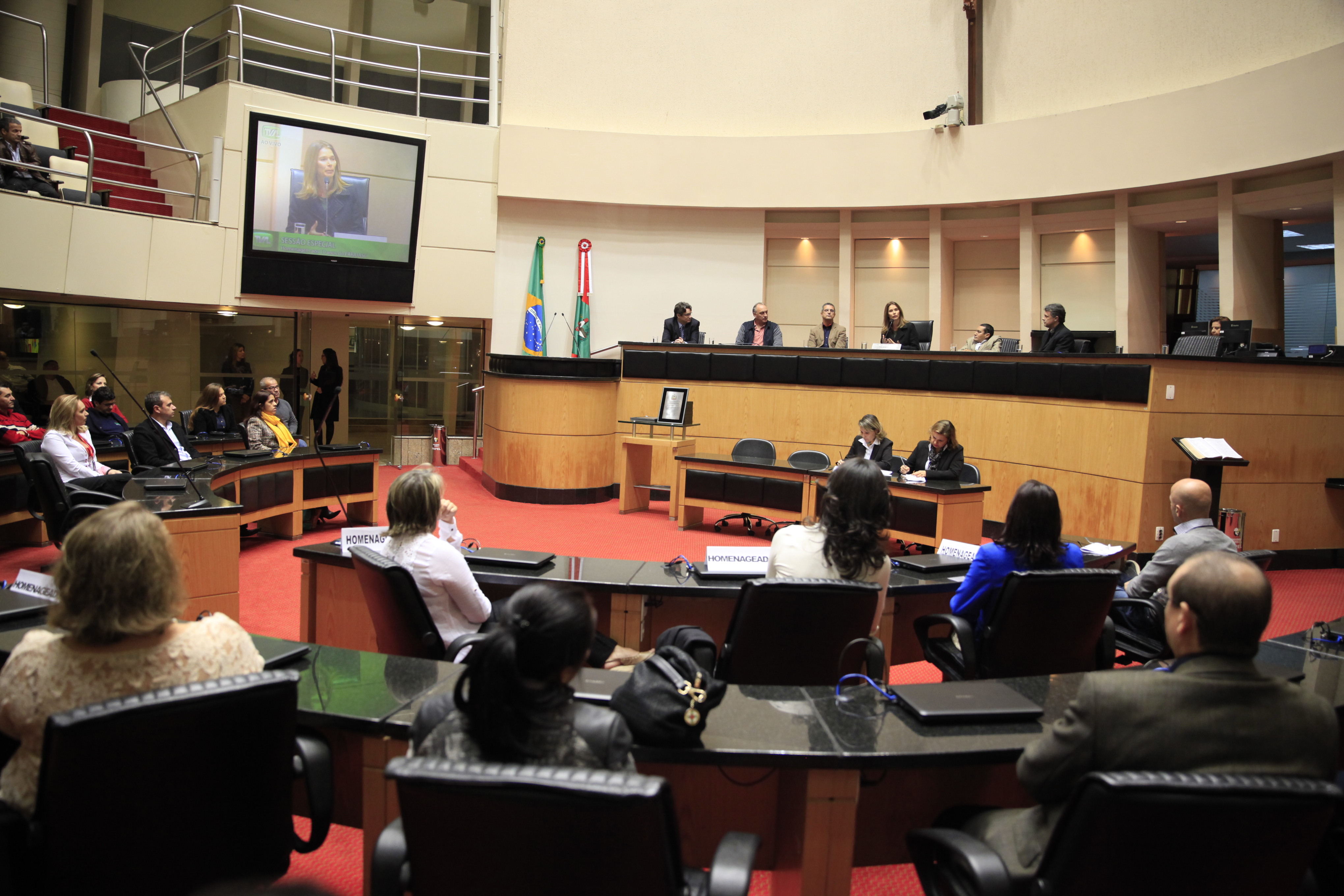 Sessão Especial em Homenagem aos 10 anos do PARAJASC   Foto Carlos Kilian/Agência AL