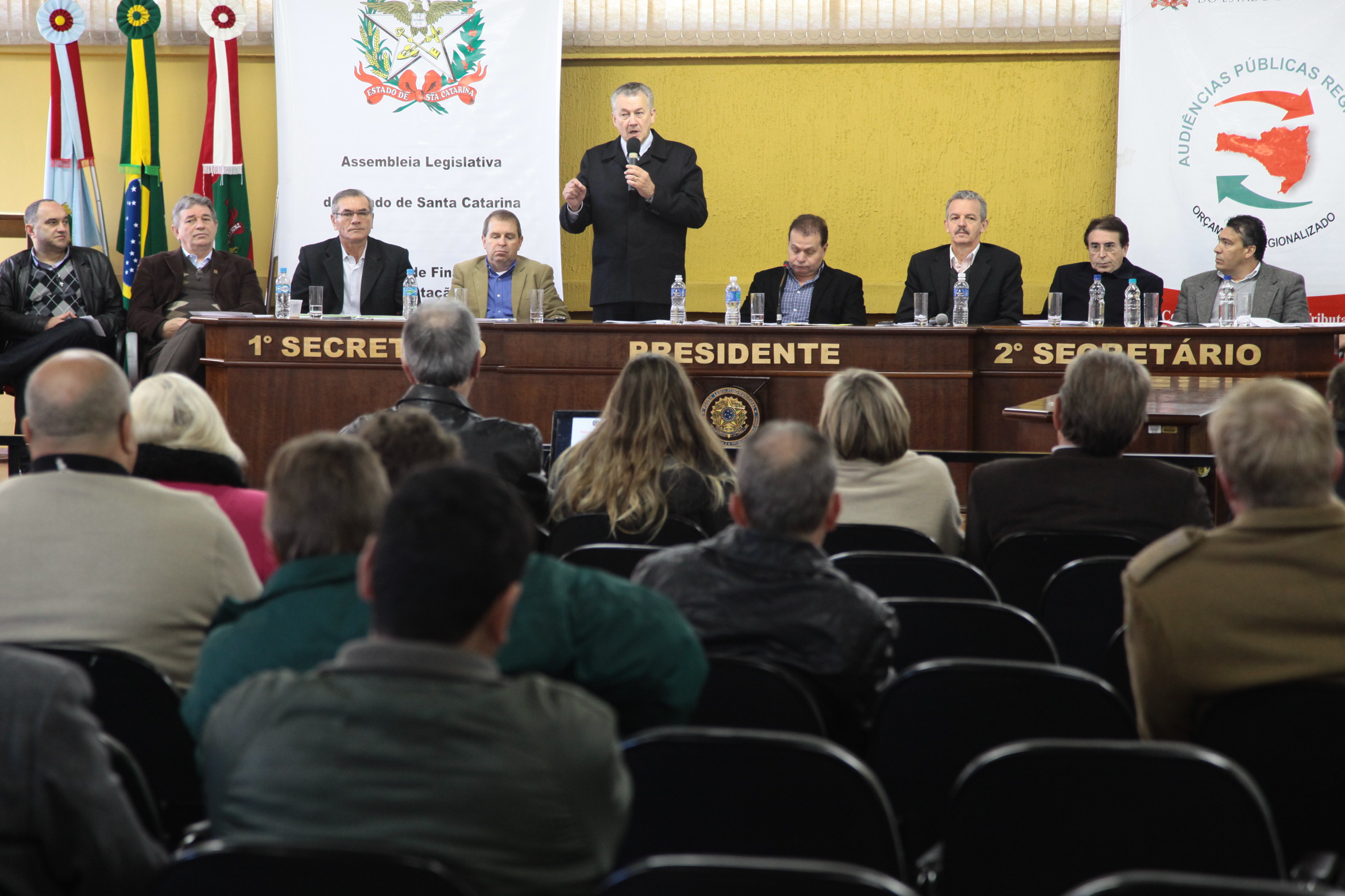 Audiência Pública do Orçamento Regionalizado em Canoinhas. Foto: Miriam Zomer/Agência AL