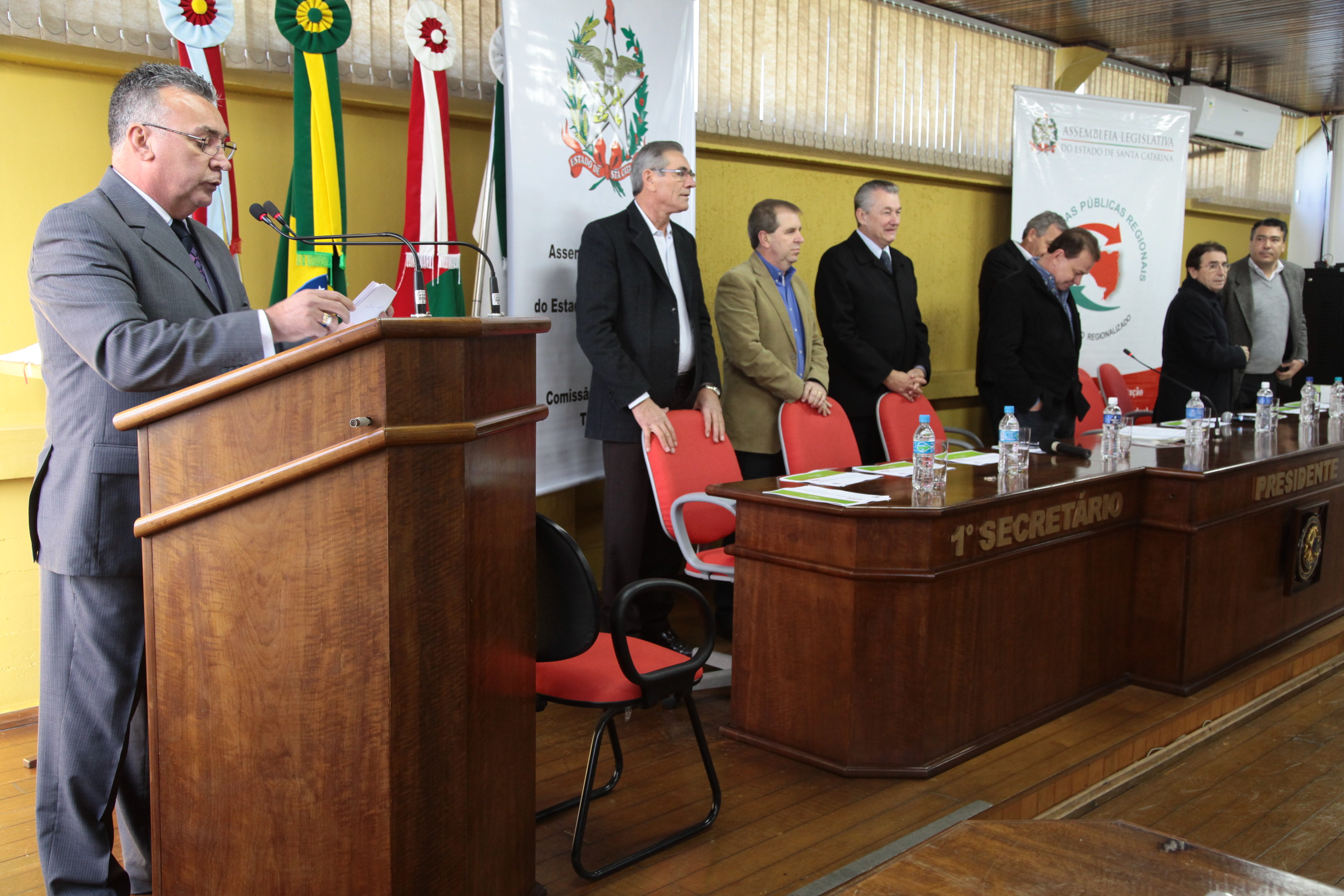 Audiência Pública do Orçamento Regionalizado em Canoinhas. Foto: Miriam Zomer/Agência AL