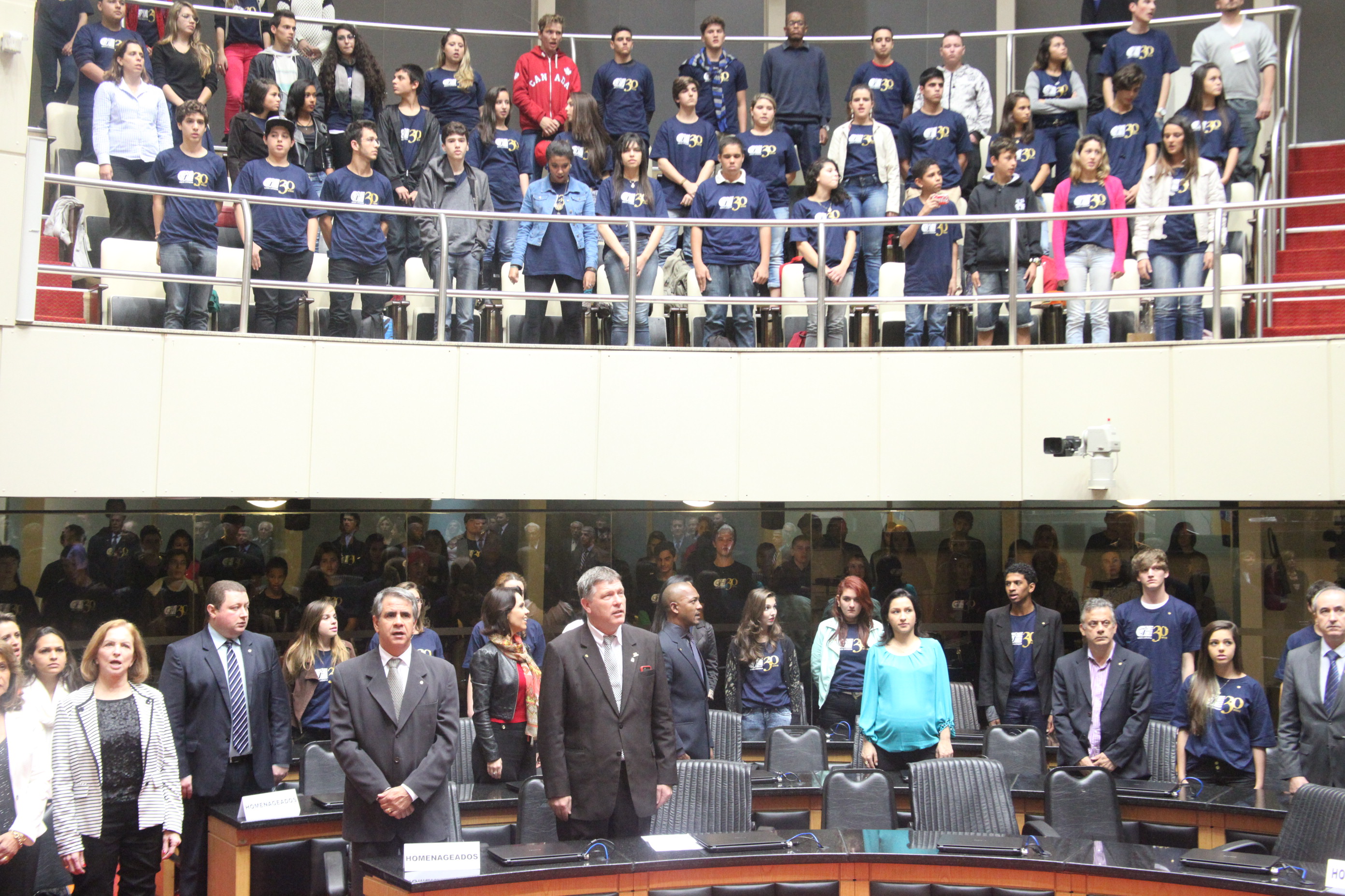 Sessão Especial em homenagem ao Centro de Integração Empresa-Escola de Santa Catarina - CIEE/SC pela passagem dos seus 30 anos de serviços prestados à sociedade. Foto: Fábio Queiroz