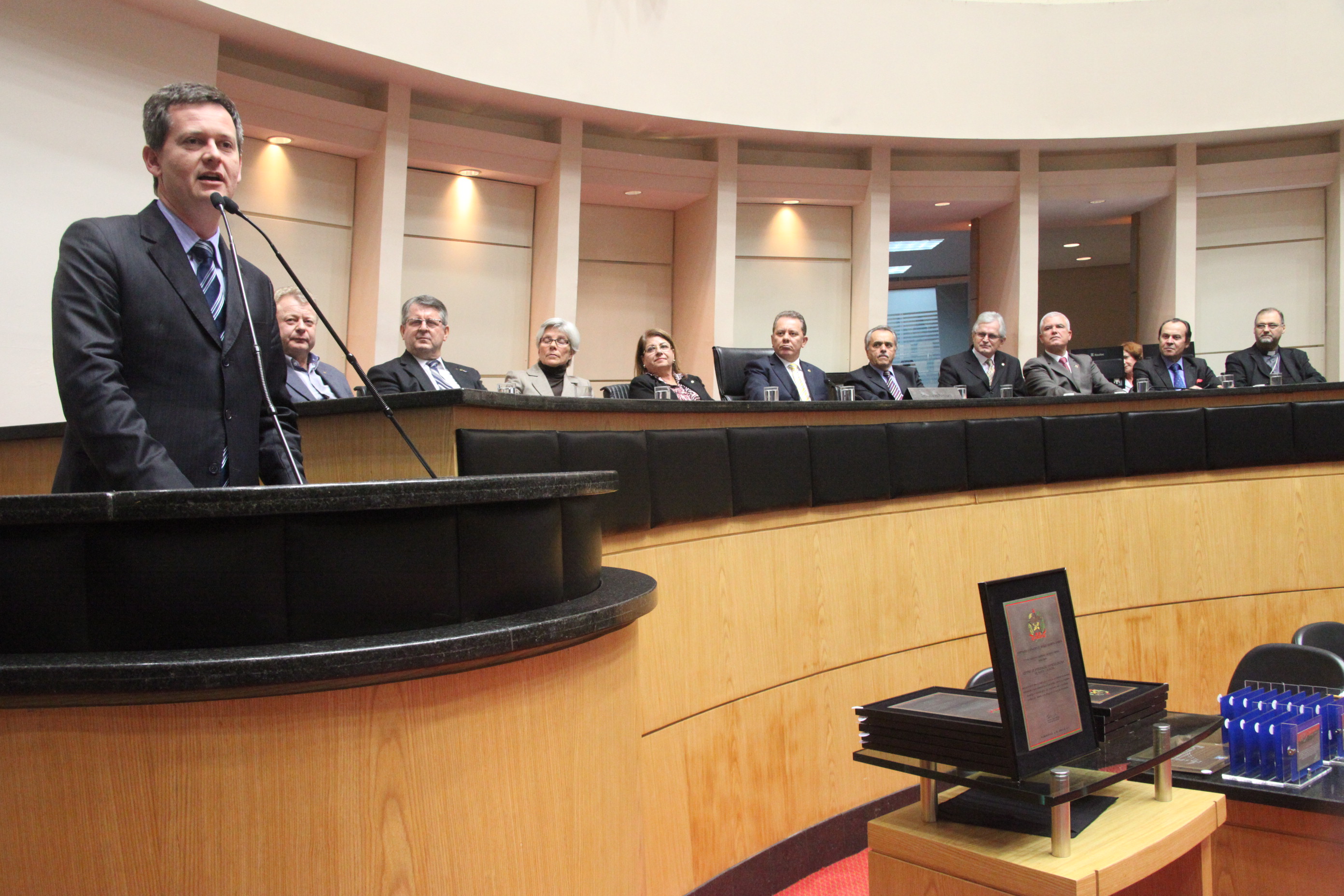 Sessão Especial em homenagem ao Centro de Integração Empresa-Escola de Santa Catarina - CIEE/SC pela passagem dos seus 30 anos de serviços prestados à sociedade. Foto: Fábio Queiroz