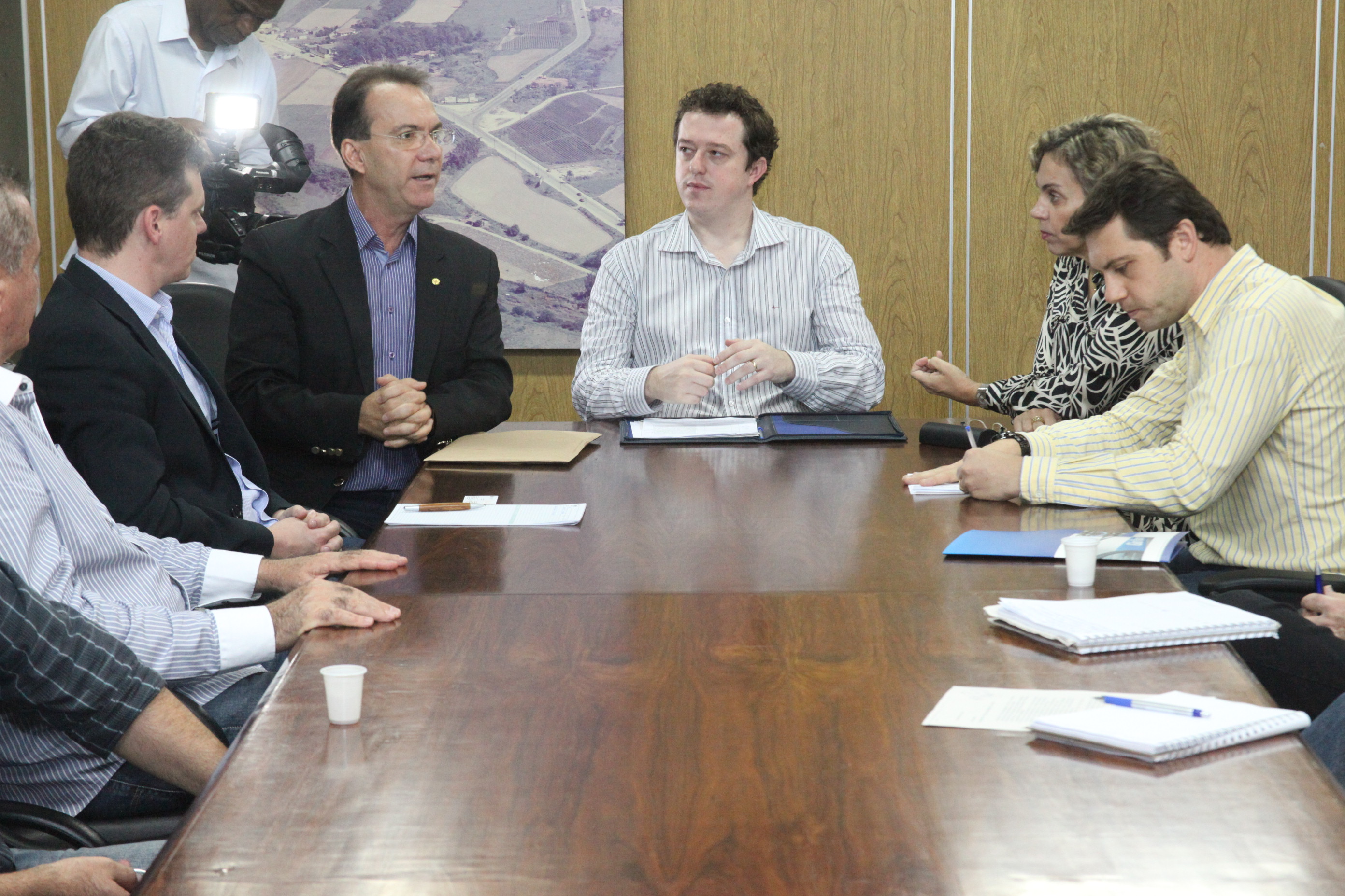 Reunião no DNIT sobre a duplicação da BR 470. Fotos: Fábio Queiroz/ Agência AL