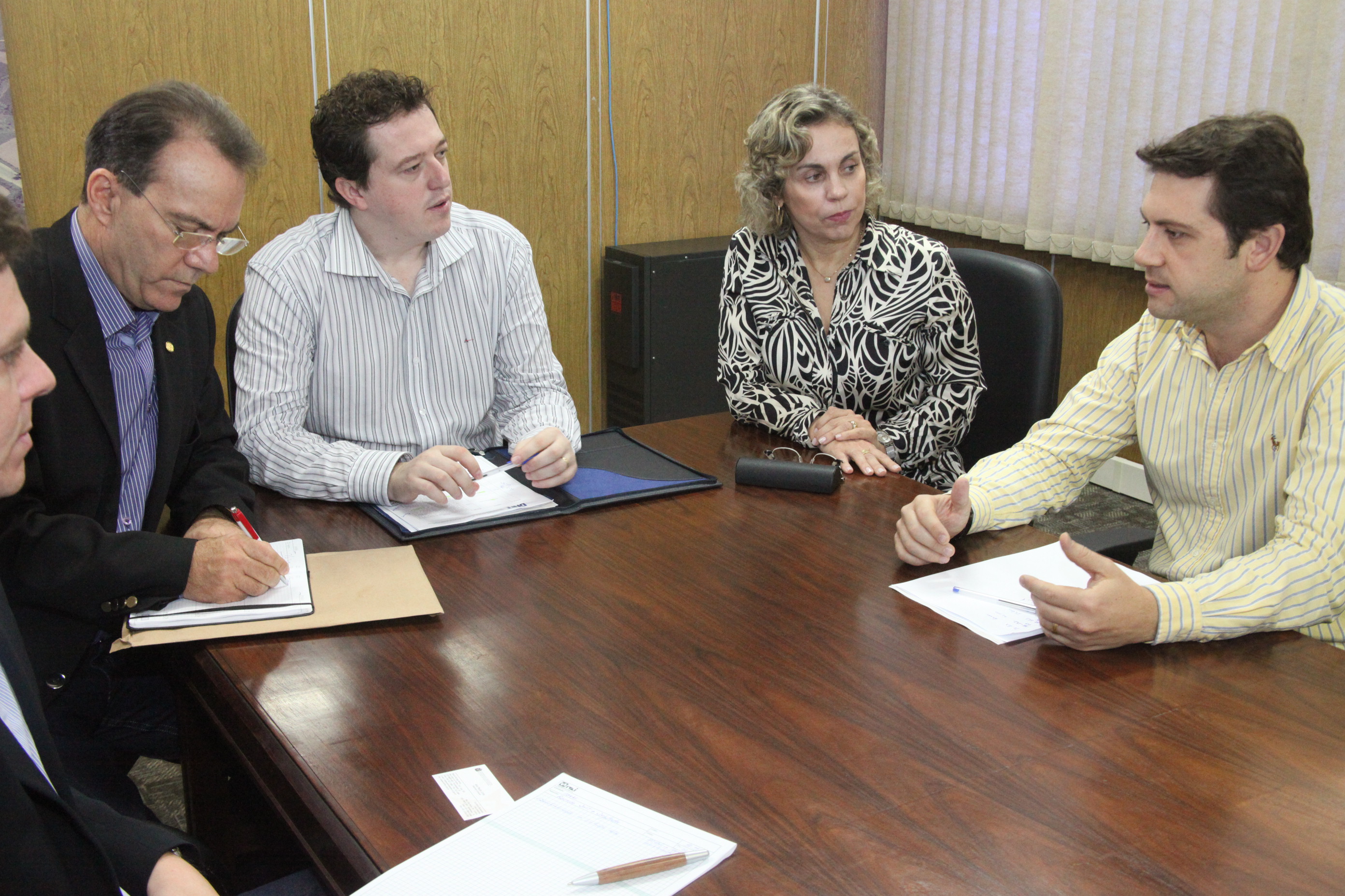 Reunião no DNIT sobre a duplicação da BR 470. Fotos: Fábio Queiroz/ Agência AL