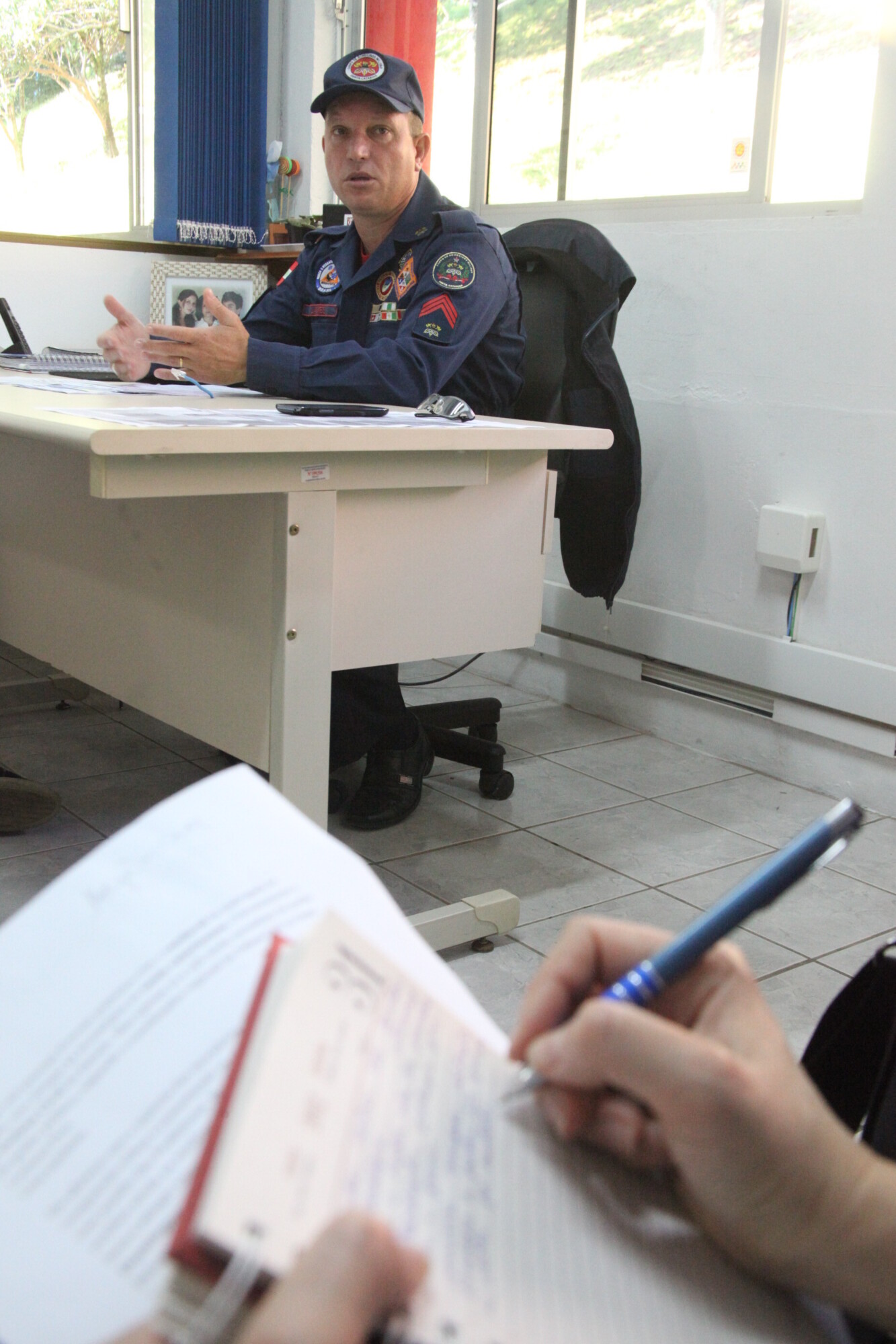 Diretor de Respostas aos Desastres da Secretaria de Estado da Defesa Civil, James Rides da Silva FOTO: Fábio Queiroz/Agência AL