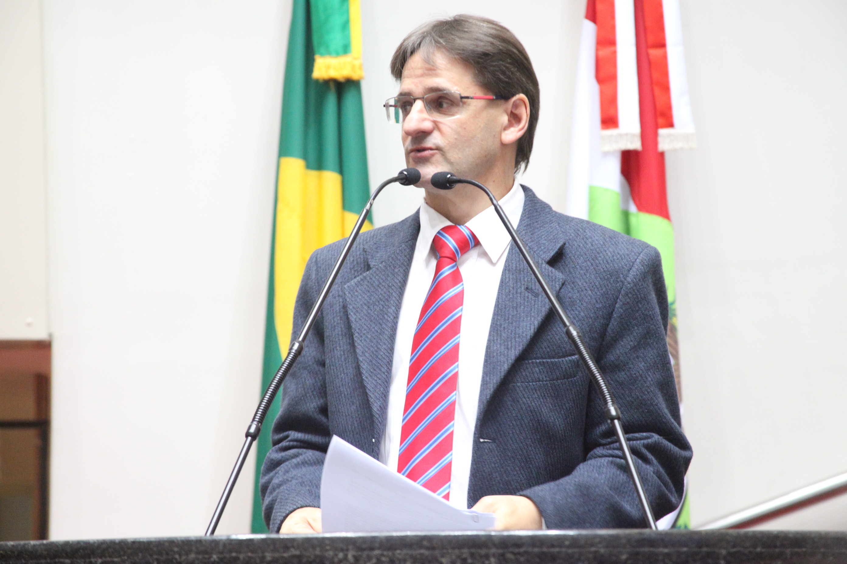 Deputado Neodi Saretta (PT). Sessão Ordinária. Foto: Fábio Queiroz / Agência AL