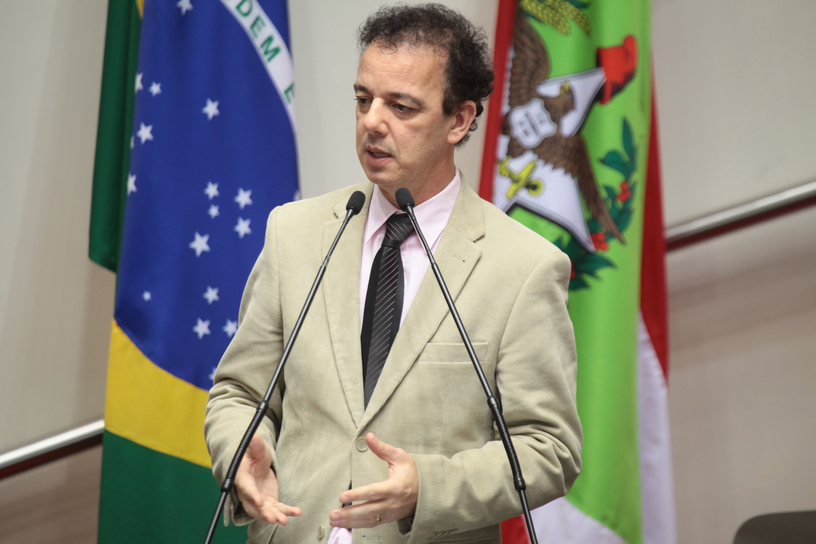 Deputado Ismael dos Santos (PSD)  - Sessão Plenária. Foto: Miriam Zomer/Agência AL