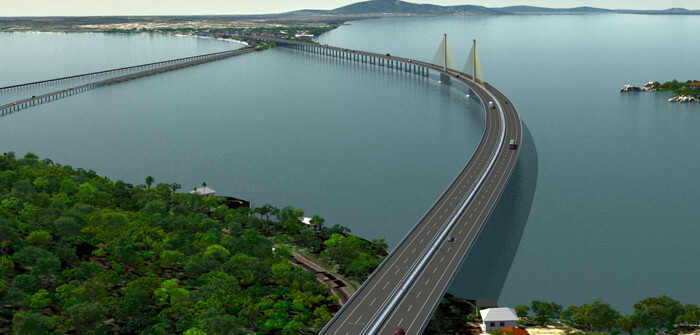 Bola da vez no conceito das cidades inteligentes, Laguna recebe ponte estaiada em 2015