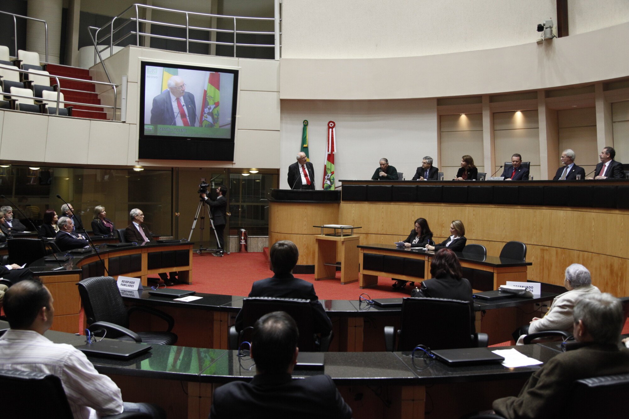 Assembleia Legislativa faz homenagem póstuma ao professor Caspar Erich Stemmer FOTO: Carlos Kilian/Agência AL