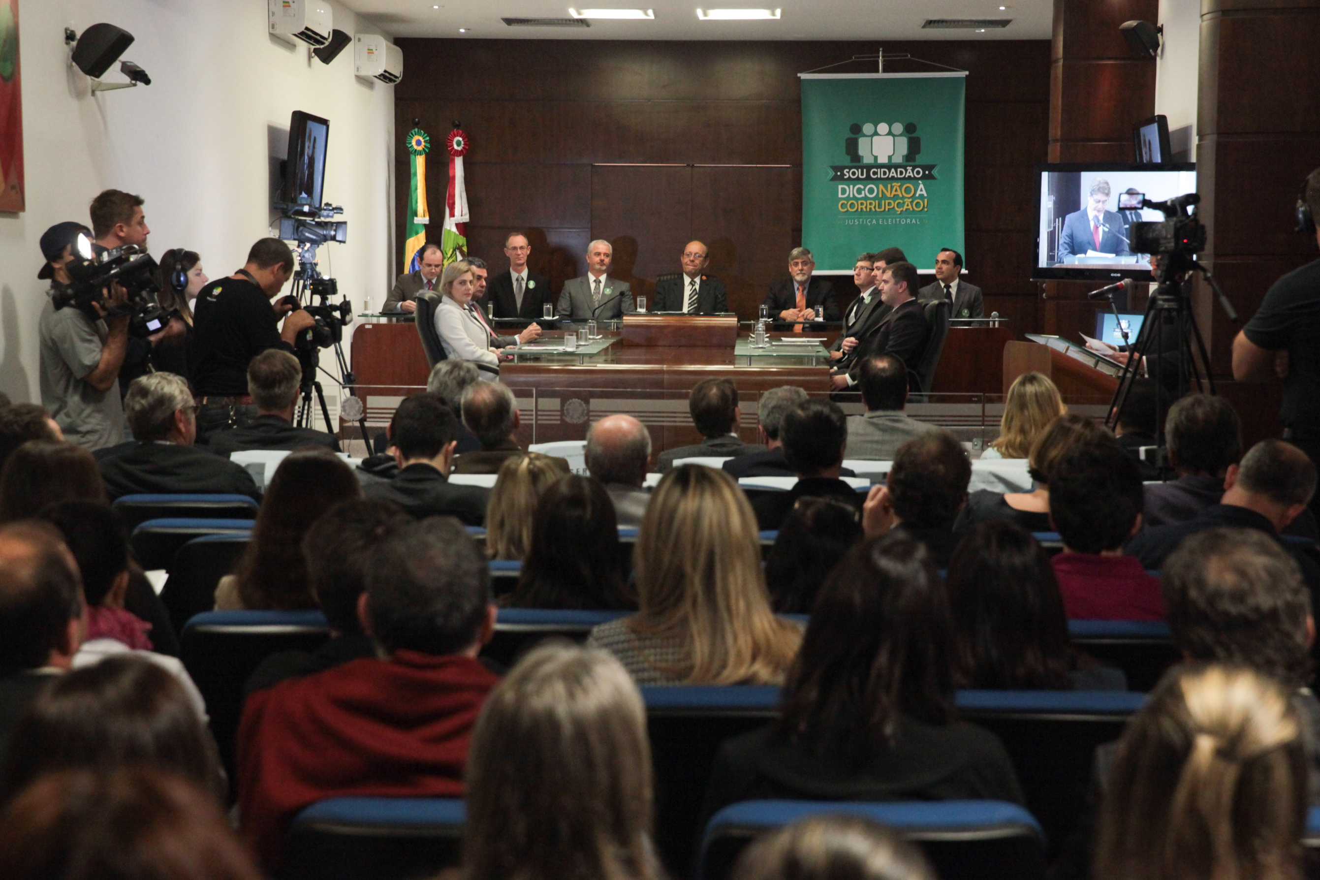 Campanha Contra Corrupção TRE - Foto: Juliana Stadnik / Agência AL