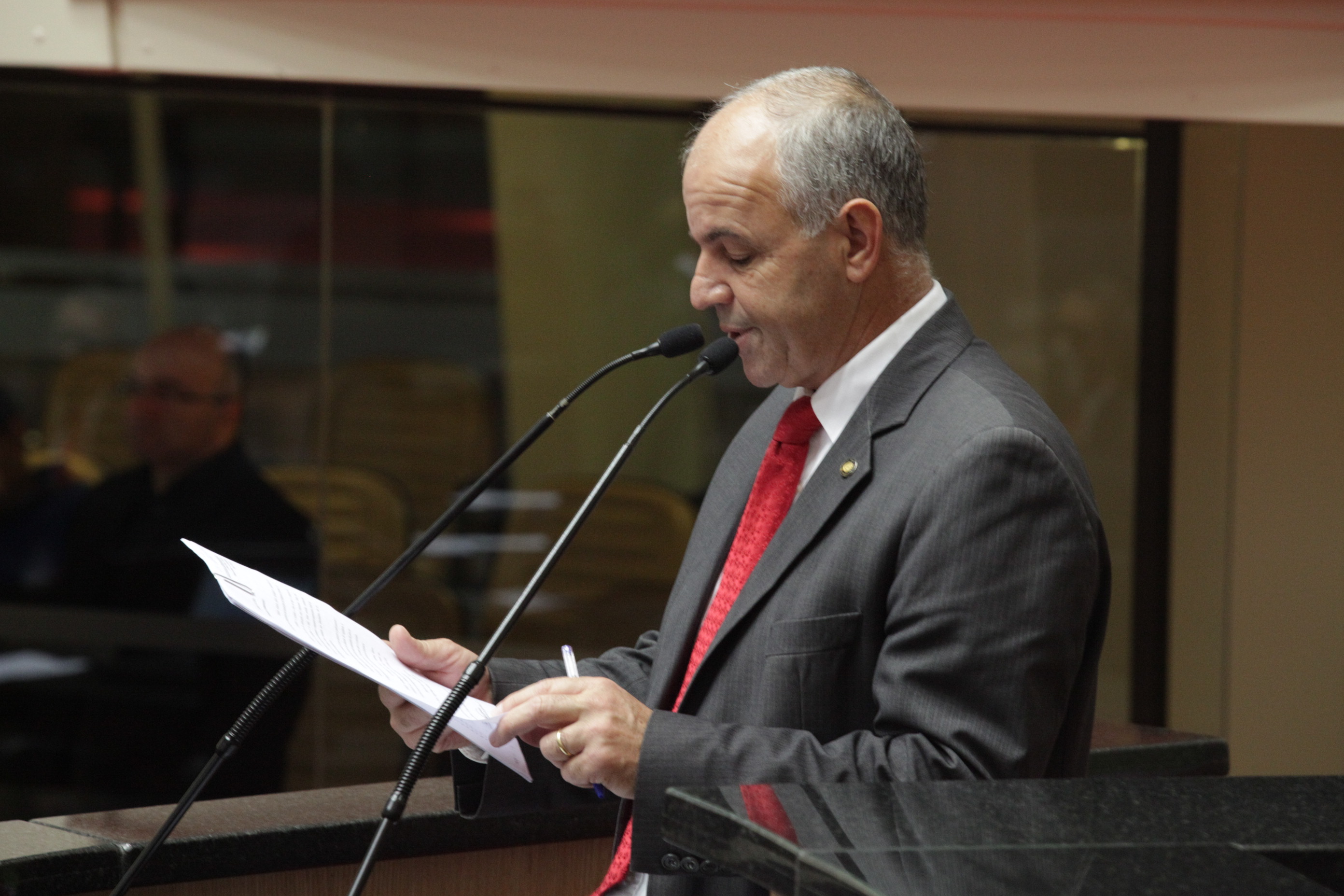 Deputado Sargento Amauri Soares (PSOL) - Sessão Ordinária da Assembleia Legislativa do Estado de Santa Catarina. Foto: Solon Soares/Agência AL