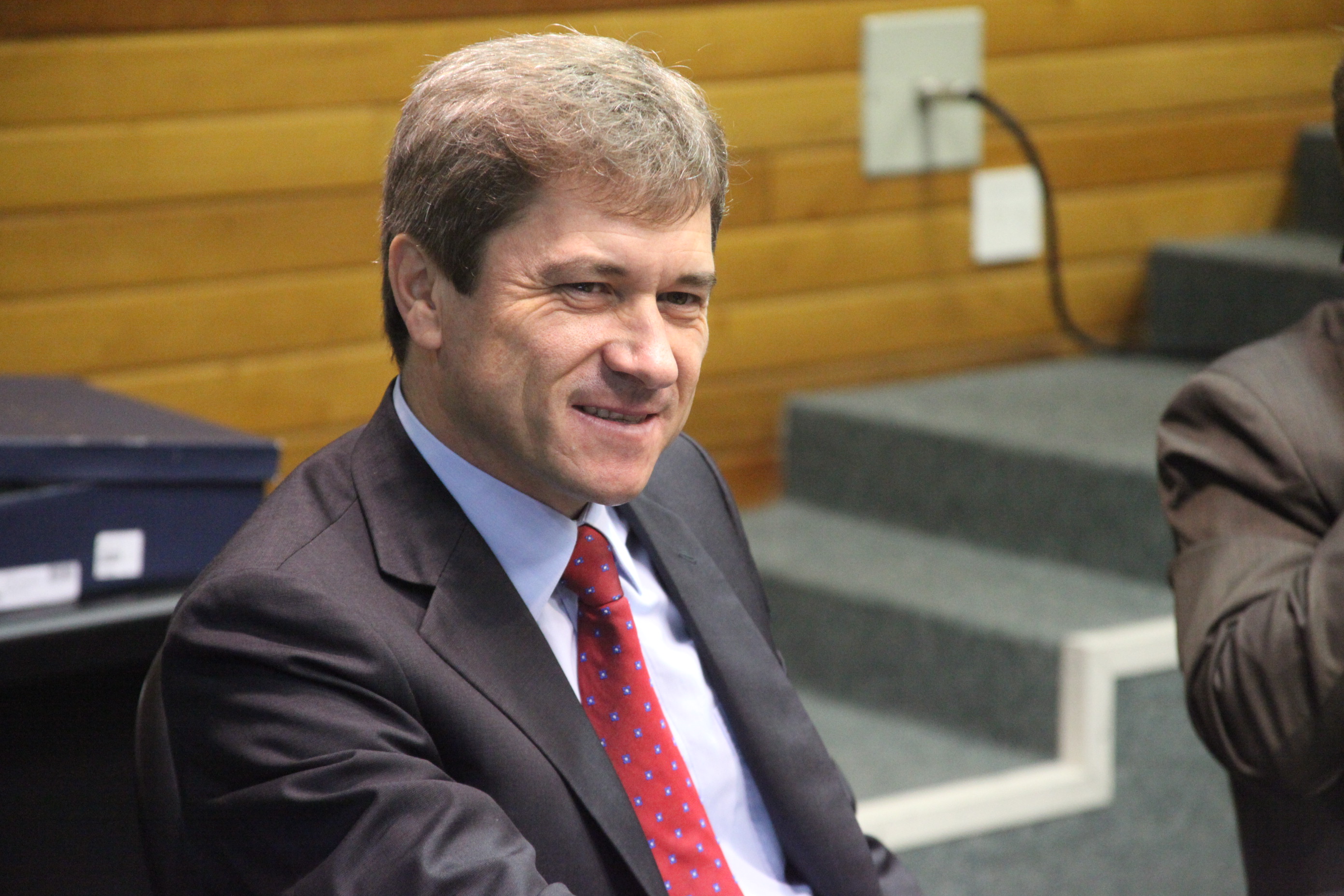 Deputado José Nei Ascari (PSD). Reunião conjunta da Comissão de Finanças e Tributação e Comissão de Transportes. Foto: Fábio Queiroz / Agência AL