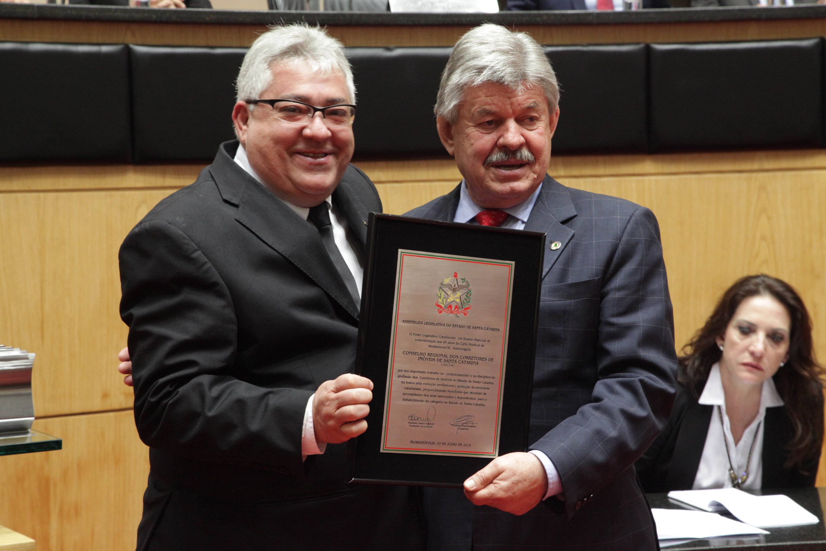 Sessão Especial - 45 anos da Carta Sindical do SINDIMÓVEIS/SC