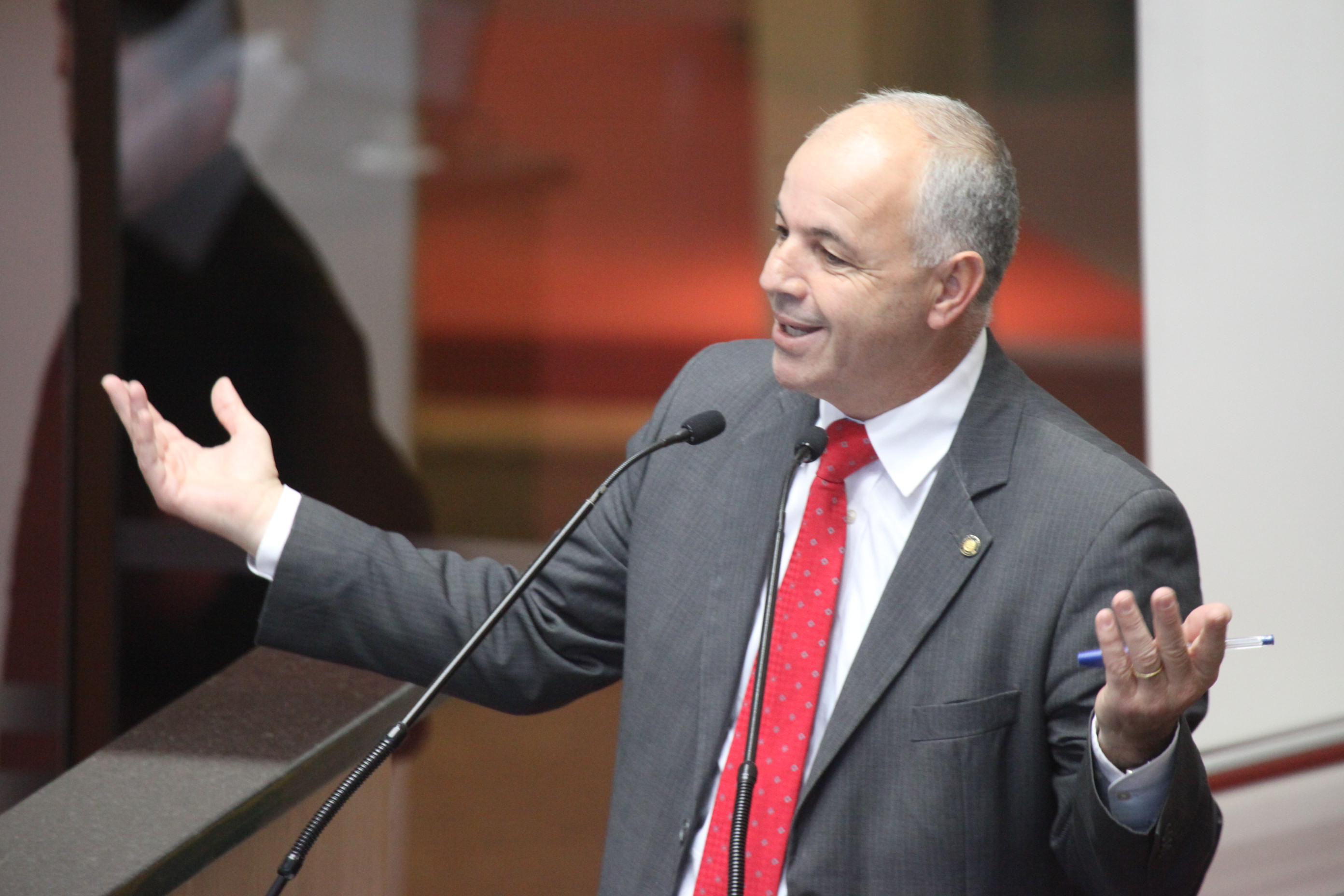 Deputado Sargento Amauri Soares (PSOL)  - Sessão Ordinária. Foto: Fábio Queiroz / Agência AL