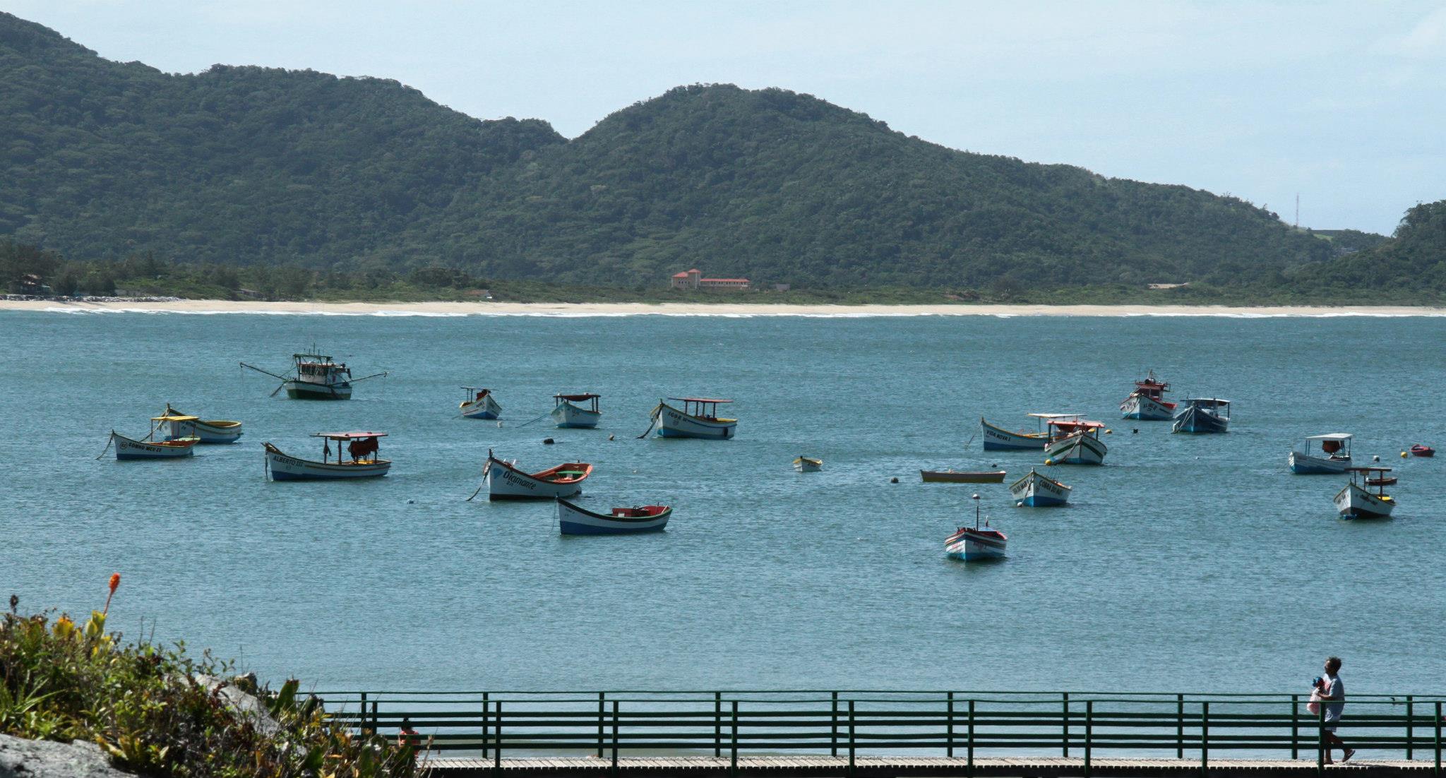 Praia de Armação - Florianópolis. Foto: Miriam Zomer