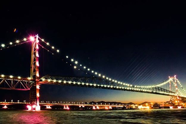 Ponte Hercílio Luz - Florianópolis. Foto: Miriam Zomer