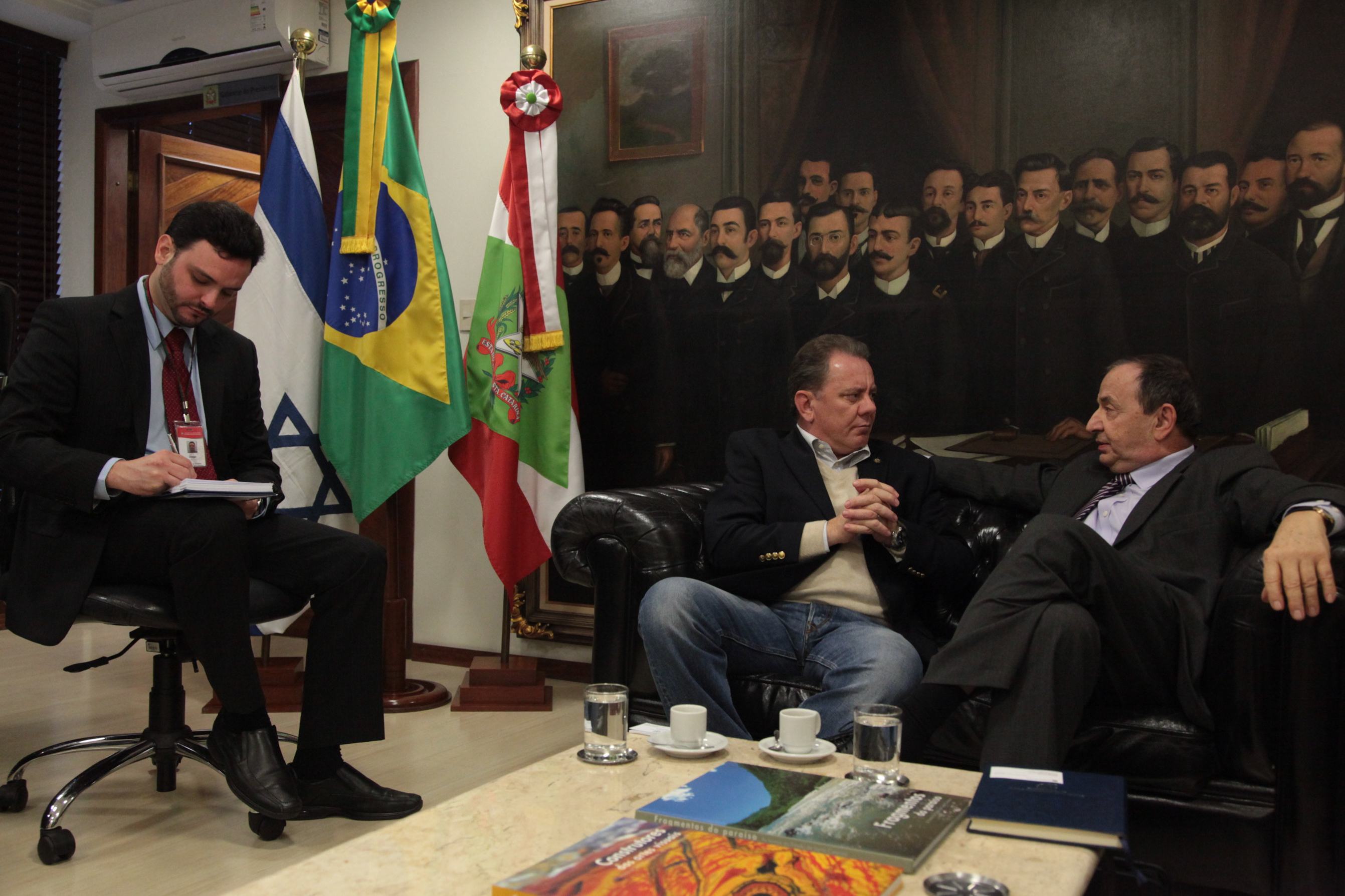 Visita do Consul de Israel - Foto: Juliana Stadnik / Agência AL
