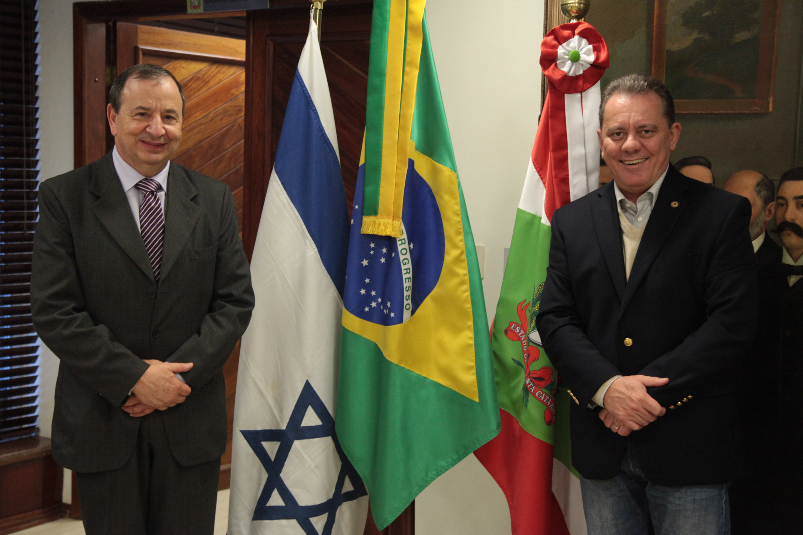 Visita do Consul de Israel - Foto: Juliana Stadnik / Agência AL