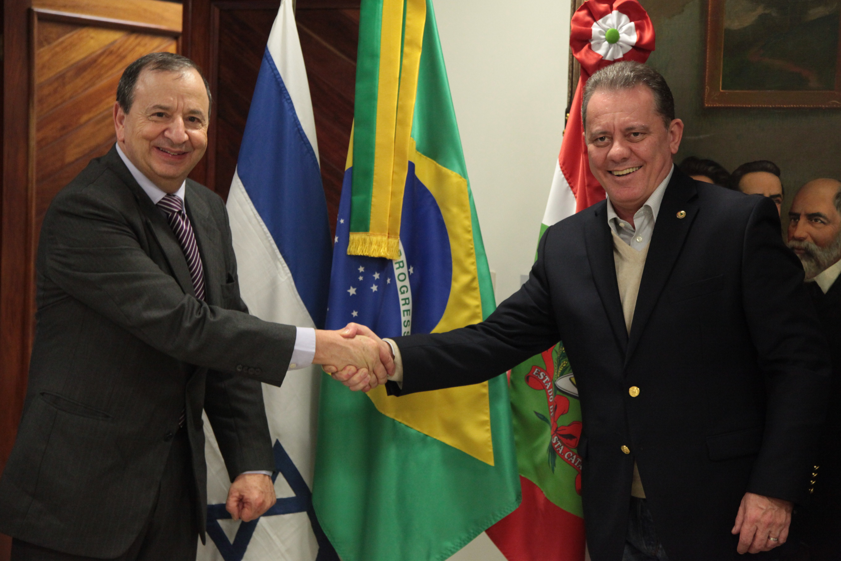 Visita do Consul de Israel - Foto: Juliana Stadnik / Agência AL