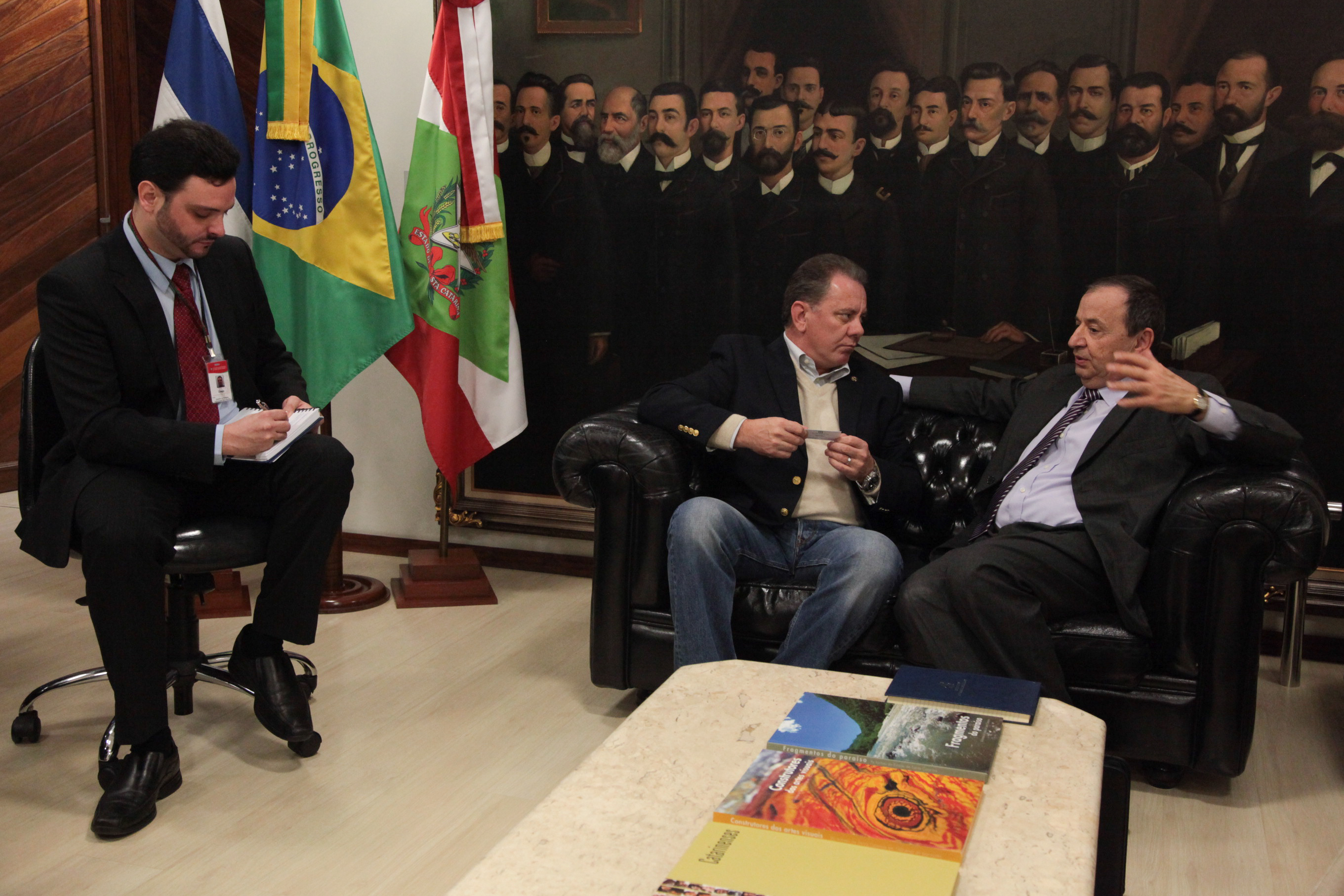 Visita do Consul de Israel - Foto: Juliana Stadnik / Agência AL
