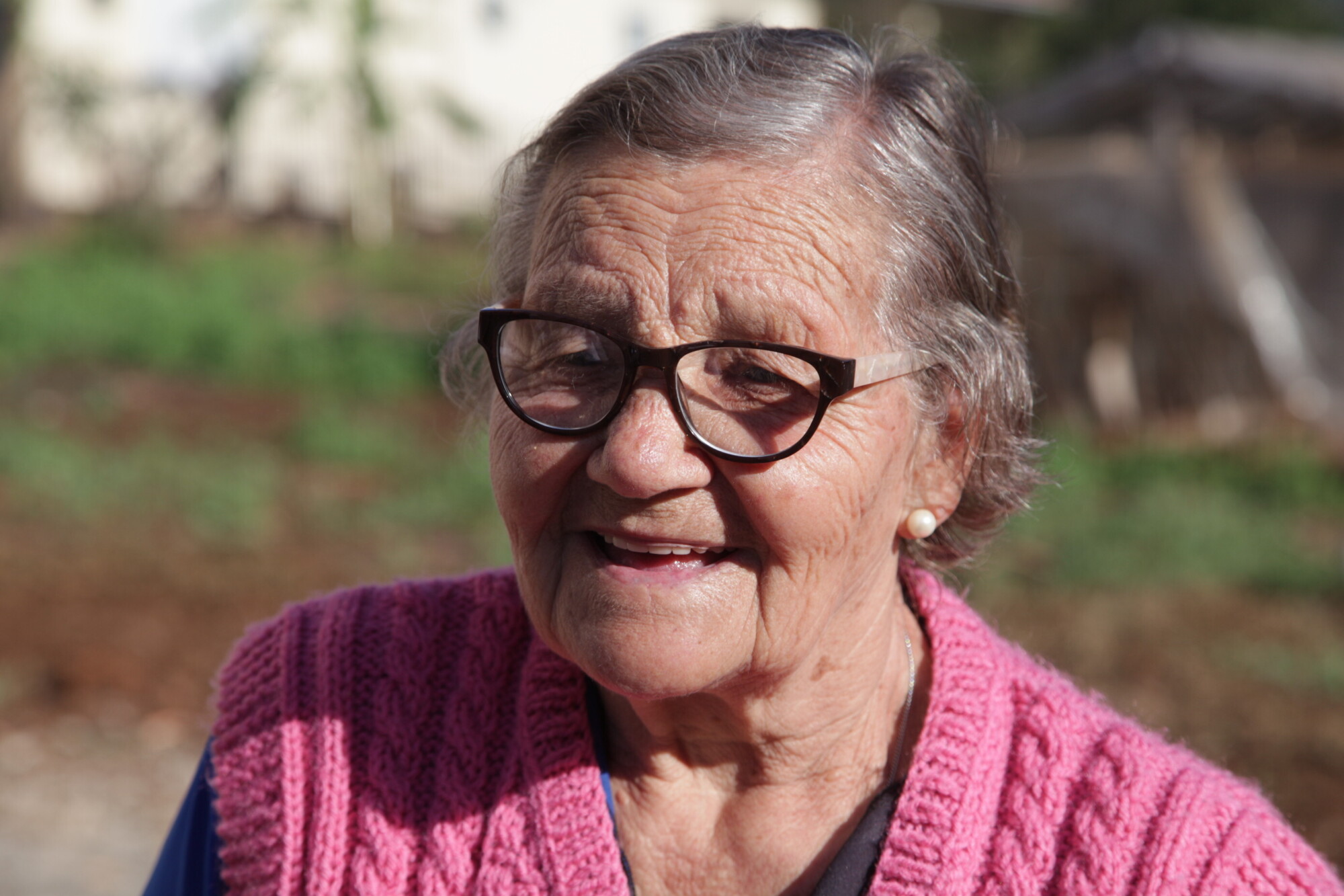 Maria Casagrande Sotille, 83 anos, eleitora de Santiago do Sul