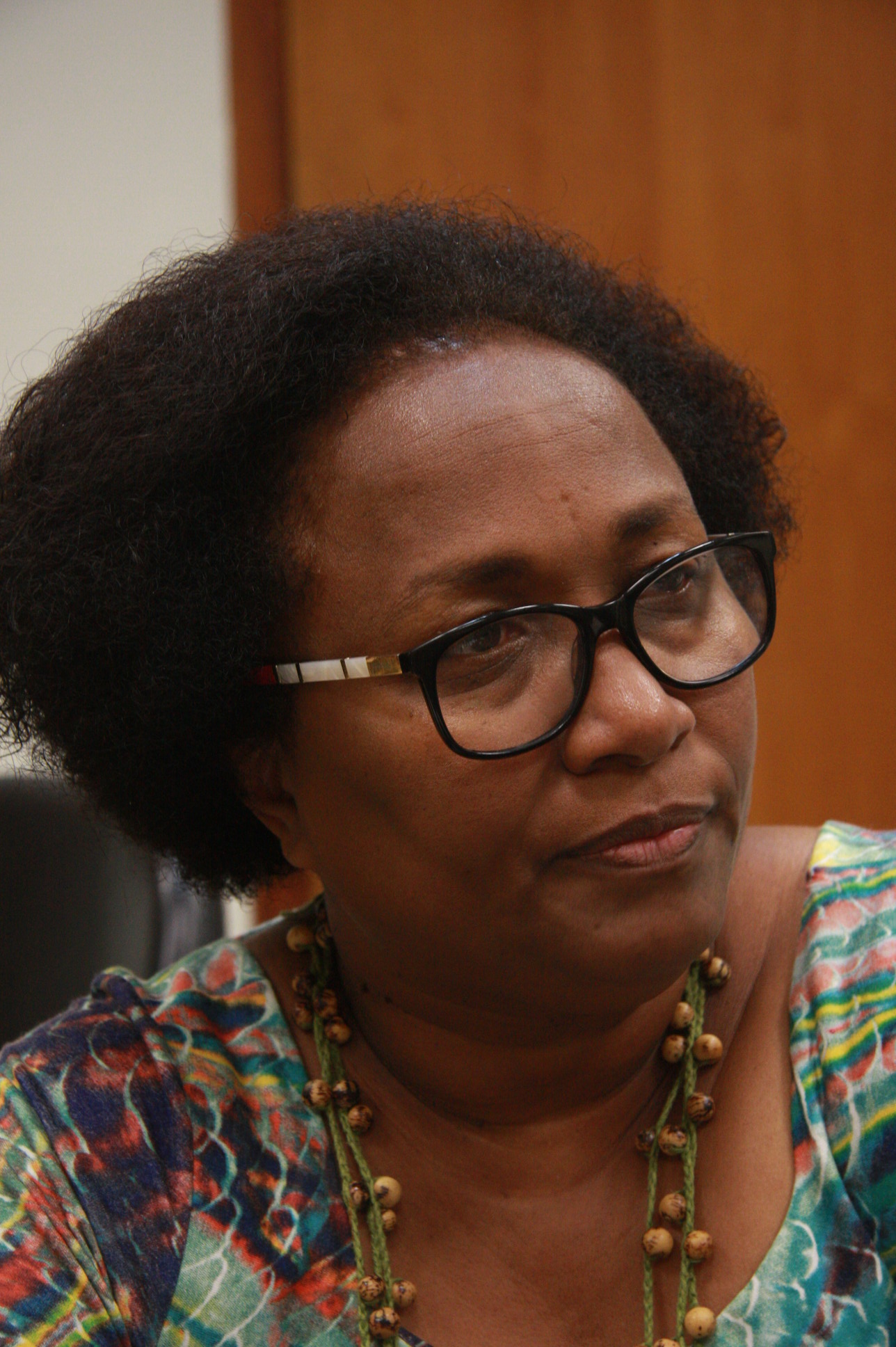 Marilu Oliveira - coordenadora do Programa Antonieta de Barros. 25 de julho. Dia Internacional da Mulher Negra. Foto: Eduardo Guedes de Oliveira / Agência AL
