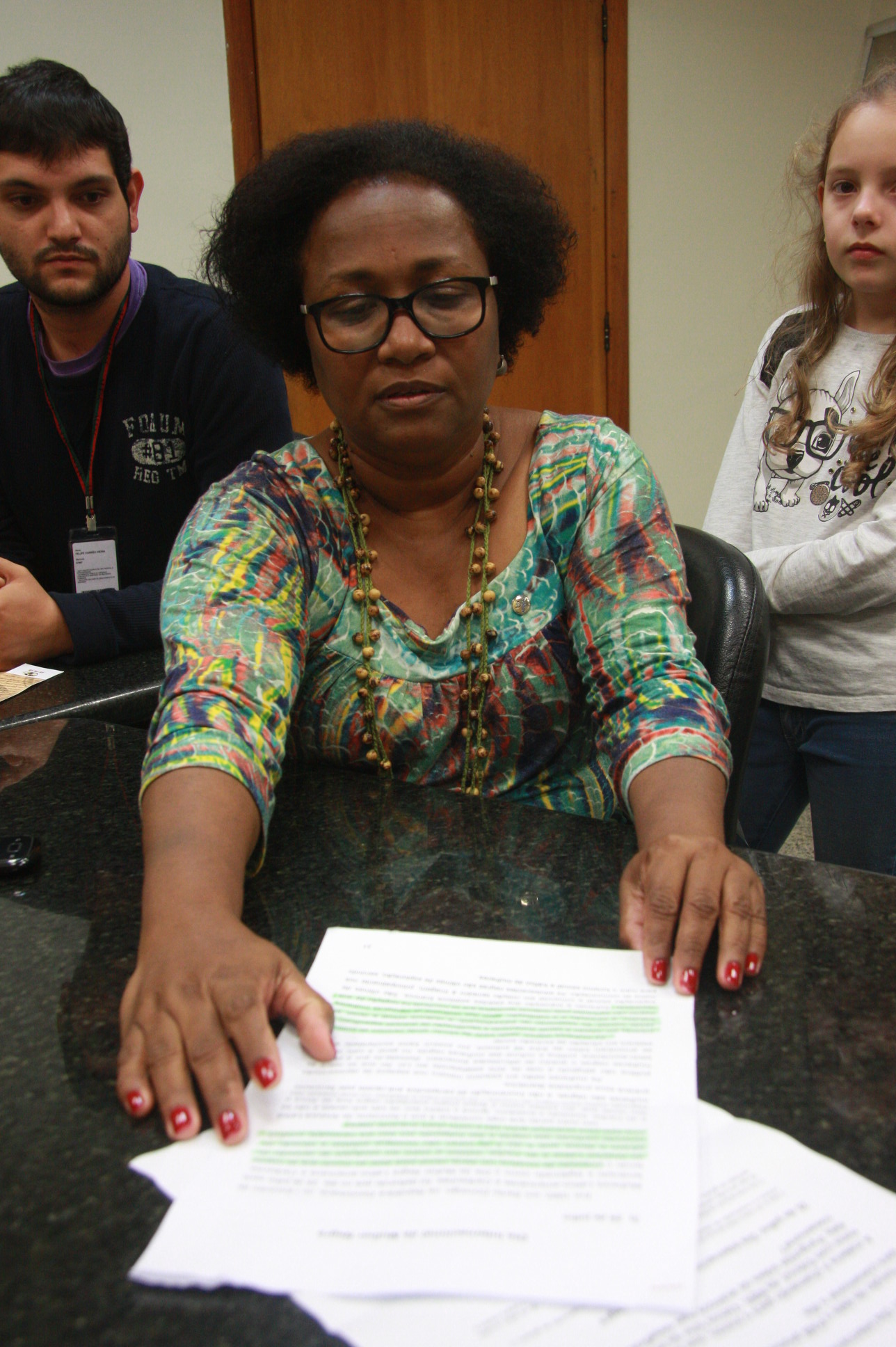 Marilu Oliveira - coordenadora do Programa Antonieta de Barros. 25 de julho. Dia Internacional da Mulher Negra. Foto: Eduardo Guedes de Oliveira / Agência AL