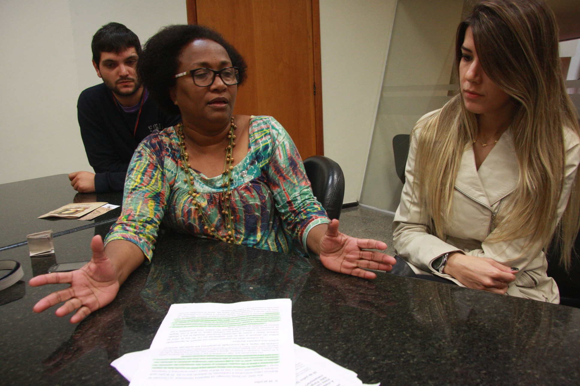 Marilu Oliveira - coordenadora do Programa Antonieta de Barros. 25 de julho. Dia Internacional da Mulher Negra. Foto: Eduardo Guedes de Oliveira / Agência AL