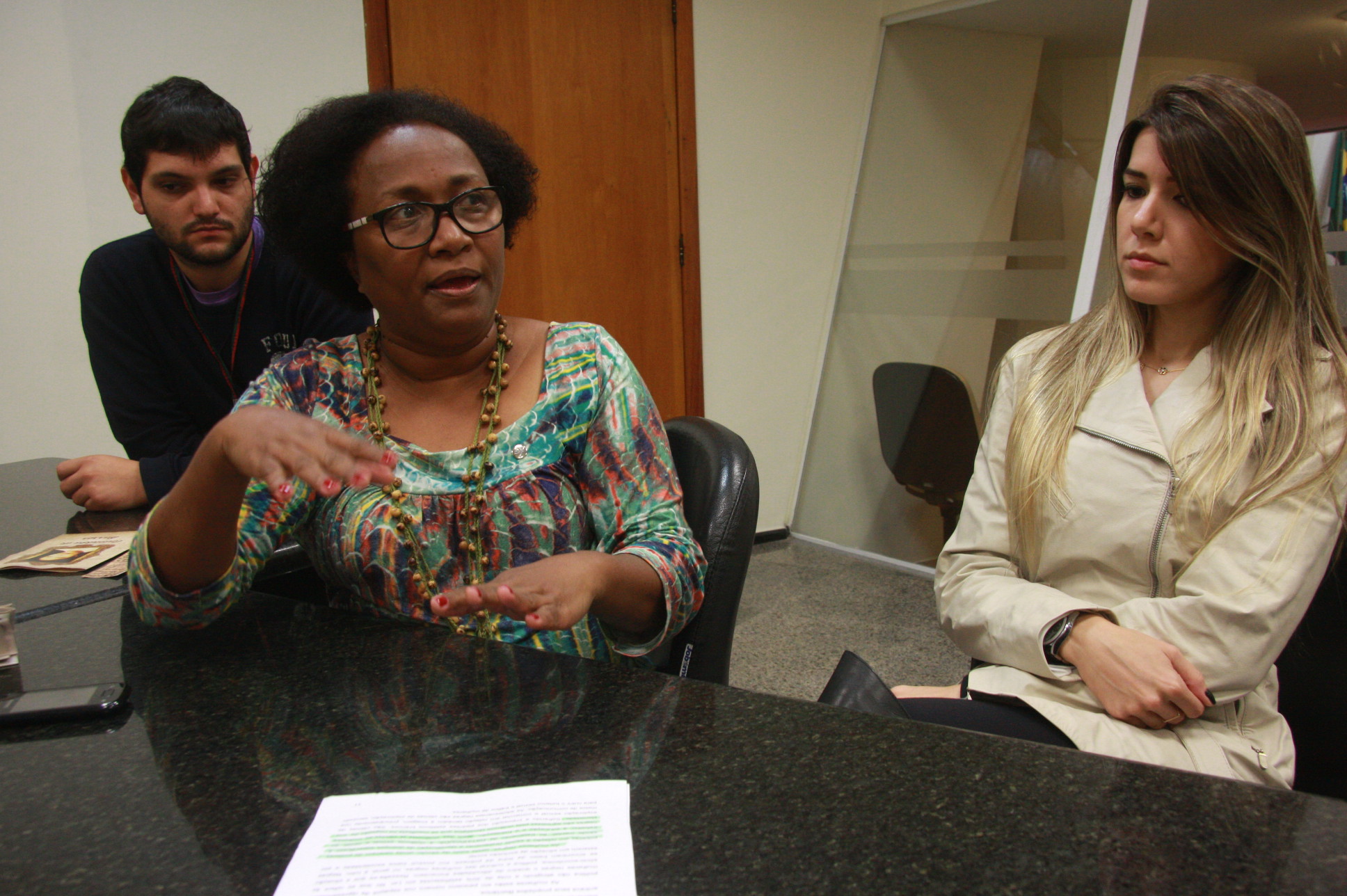 Marilu Oliveira - coordenadora do Programa Antonieta de Barros. 25 de julho. Dia Internacional da Mulher Negra. Foto: Eduardo Guedes de Oliveira / Agência AL