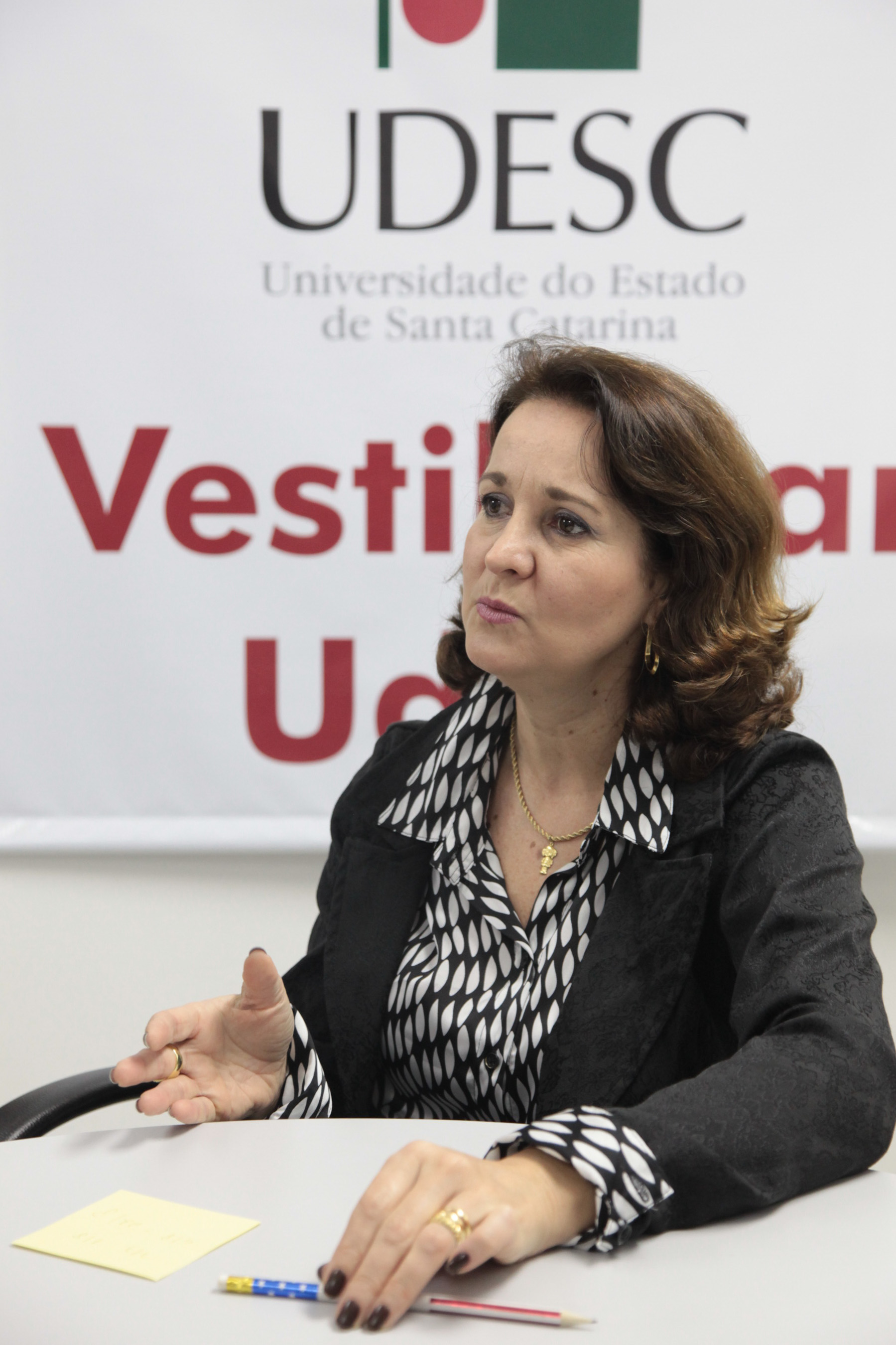 Rosângela Machado - Coordenadora do Vestibular da UDESC - Foto: Juliana Stadnik / Agência AL
