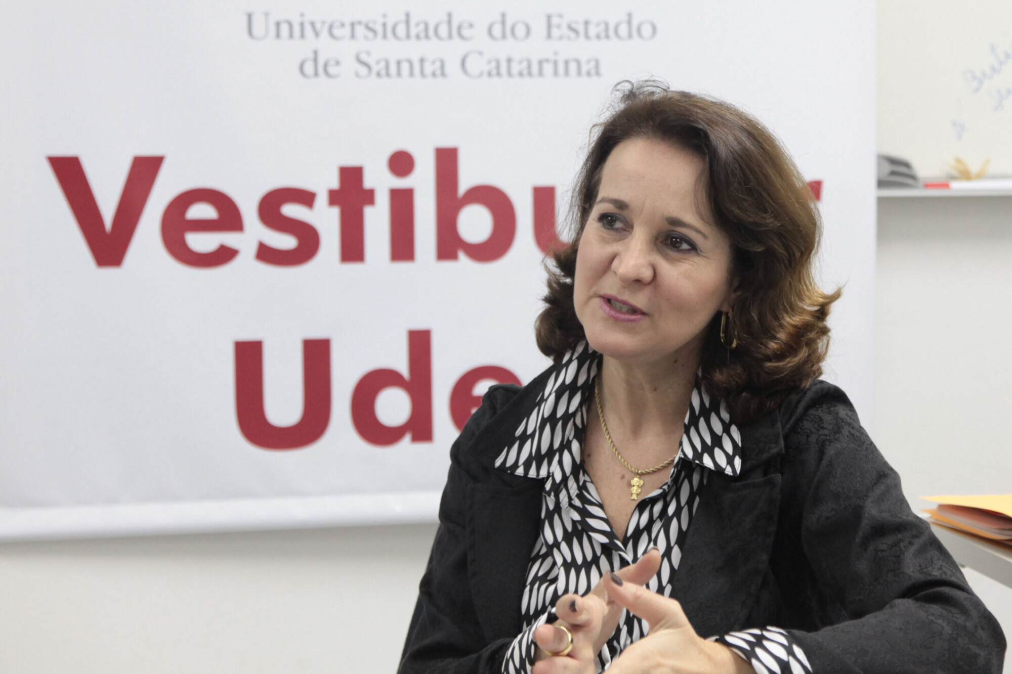 Rosângela Machado - Coordenadora do Vestibular da UDESC - Foto: Juliana Stadnik / Agência AL