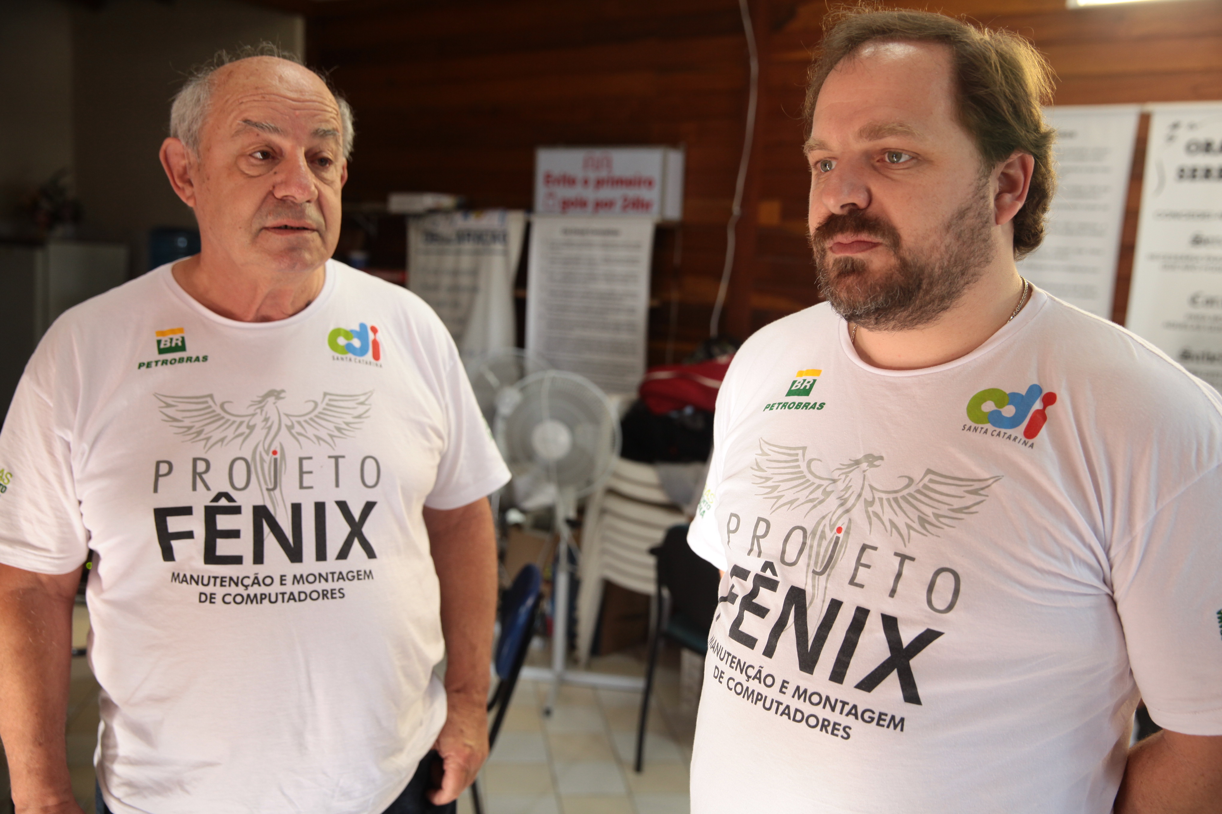 Instrutores, Adalberto Humphrey e Roger Humphrey -  Projeto FENIX. Foto: Miriam Zomer/ Agência AL