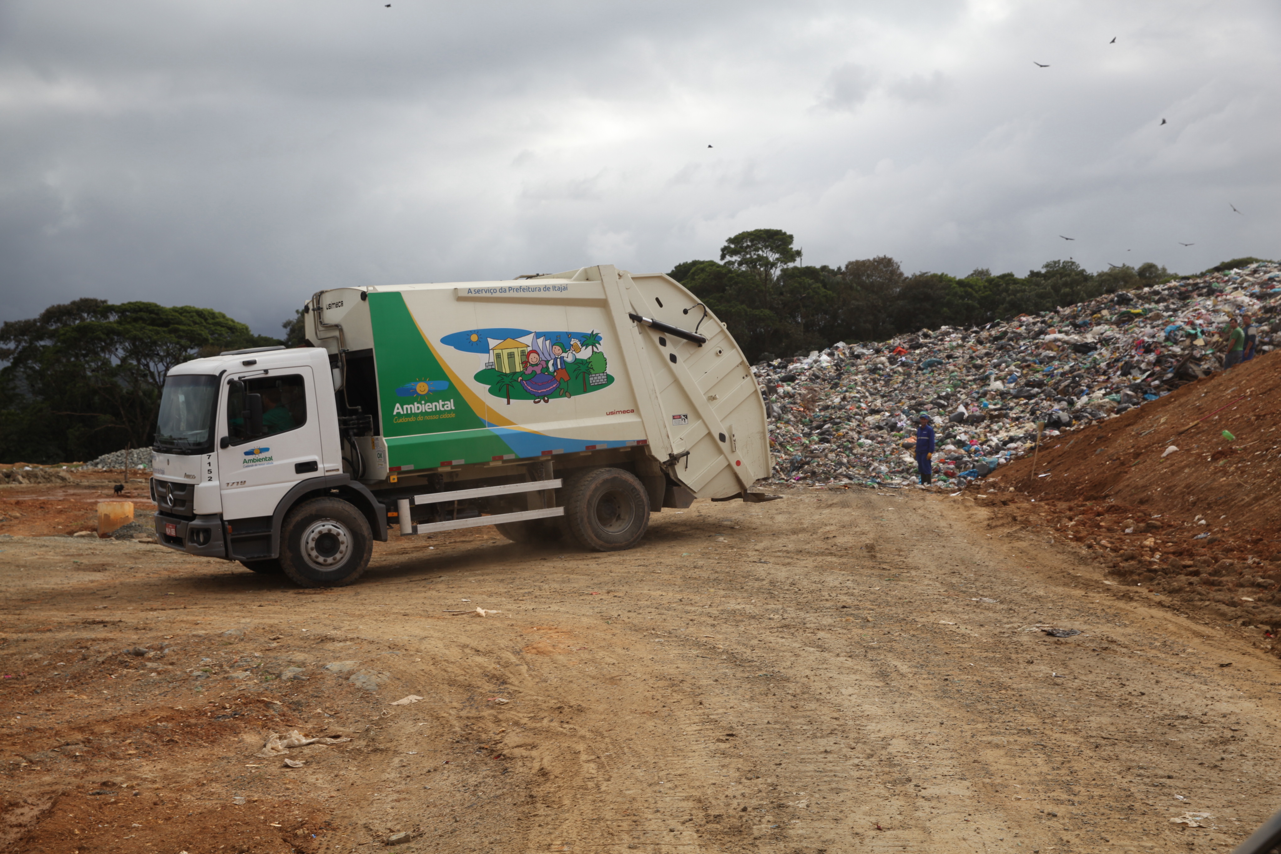 Usina de Biogás em Itajaí. Foto: Miriam Zomer/Agência AL