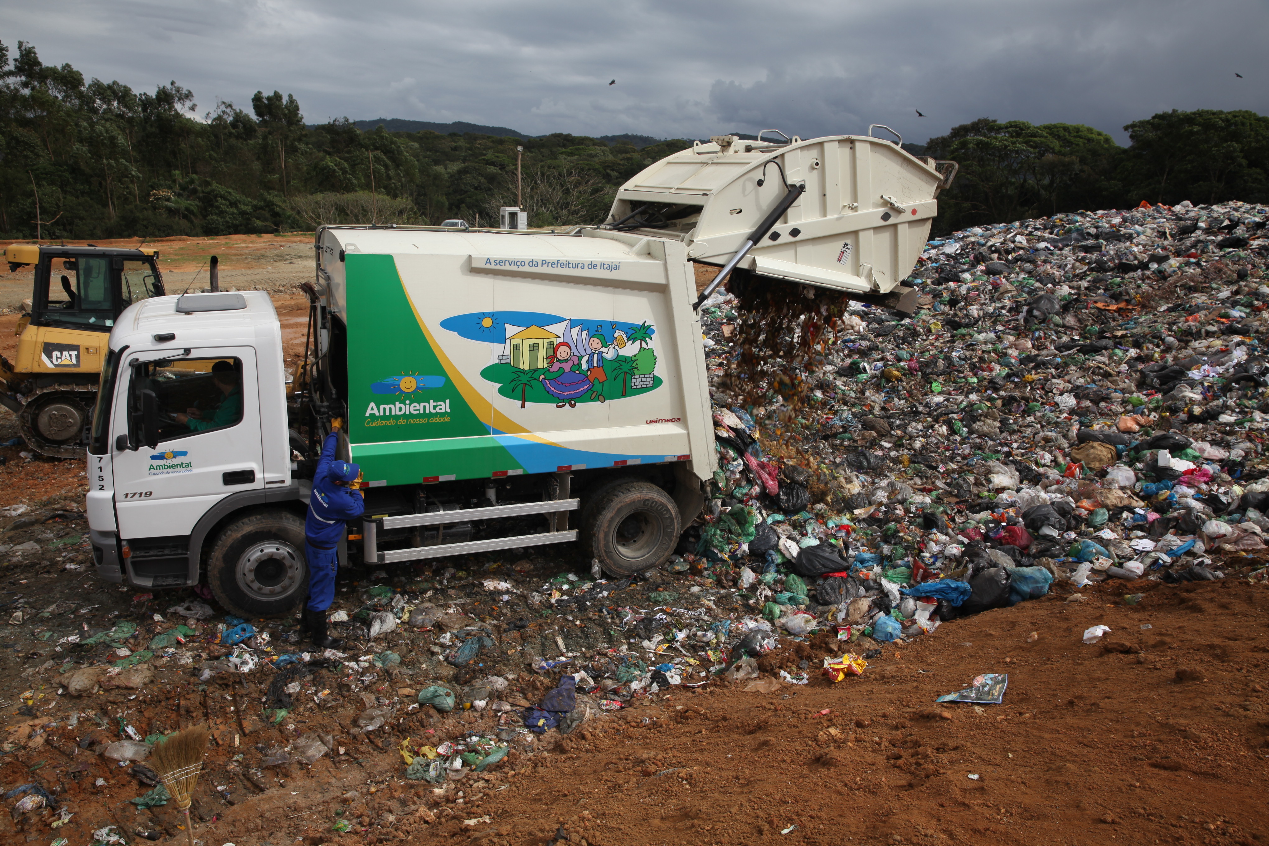 Usina de Biogás em Itajaí. Foto: Miriam Zomer/Agência AL