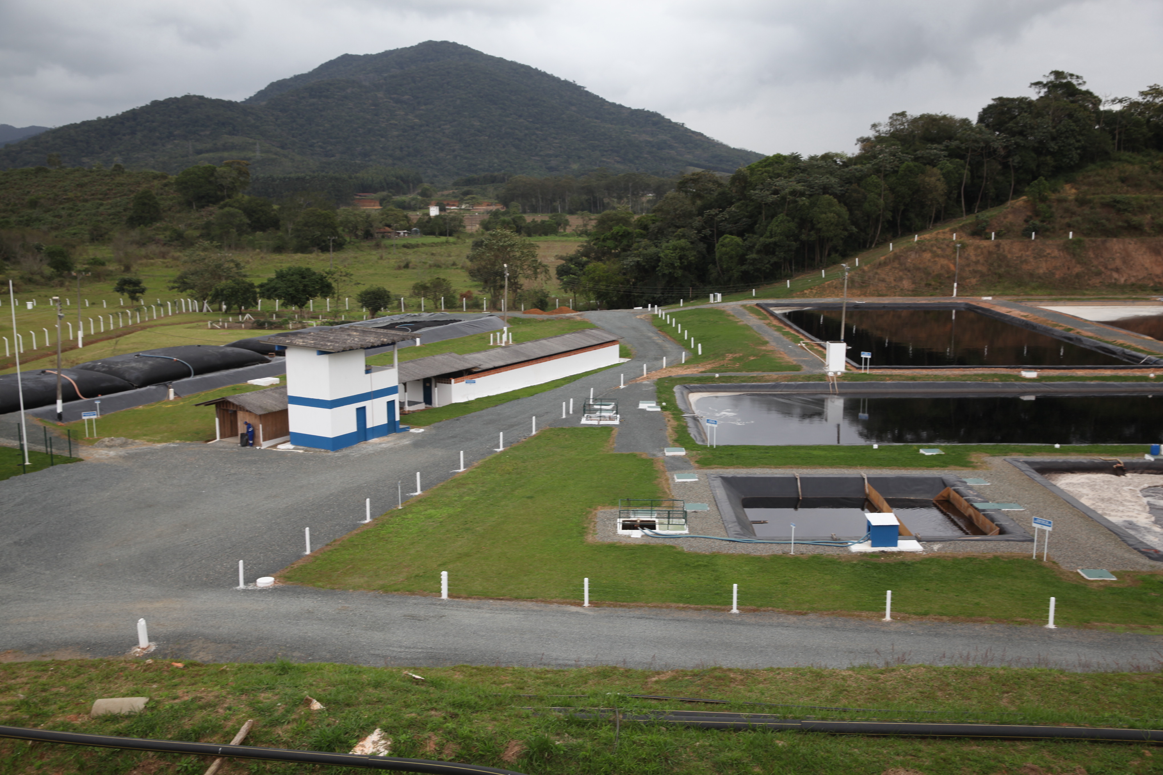 Usina de Biogás em Itajaí. Foto: Miriam Zomer/Agência AL
