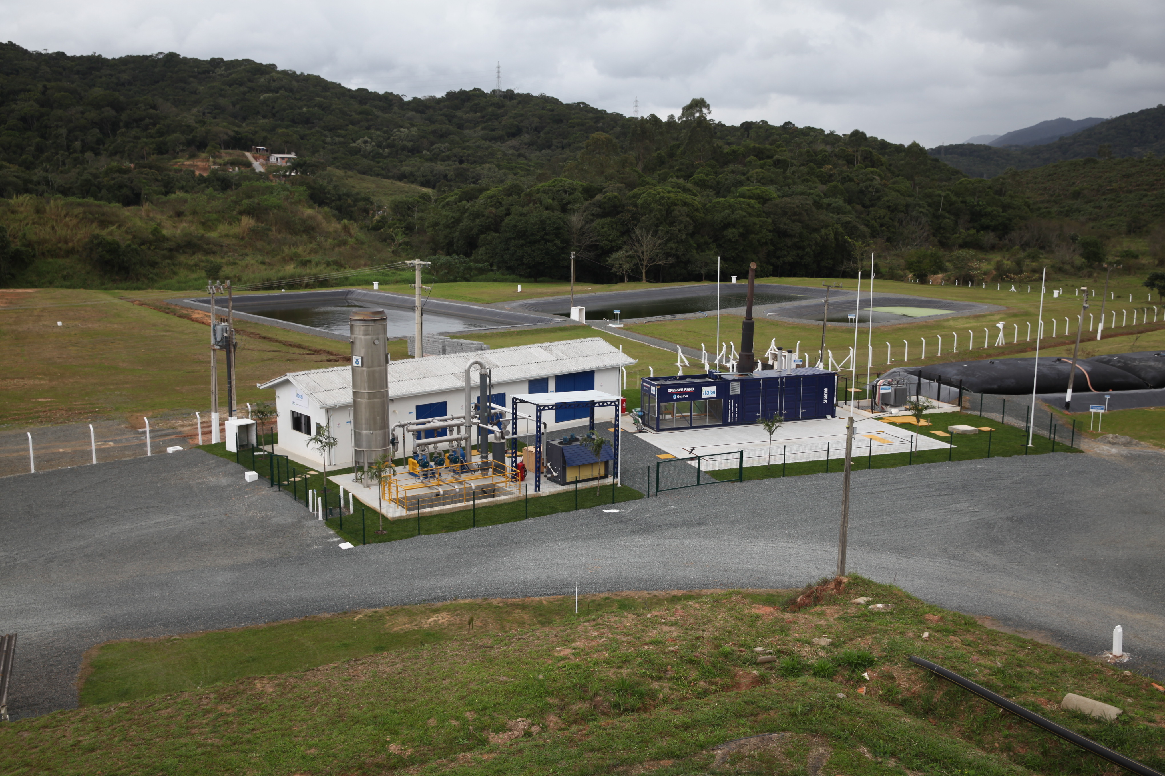 Usina de Biogás em Itajaí. Foto: Miriam Zomer/Agência AL